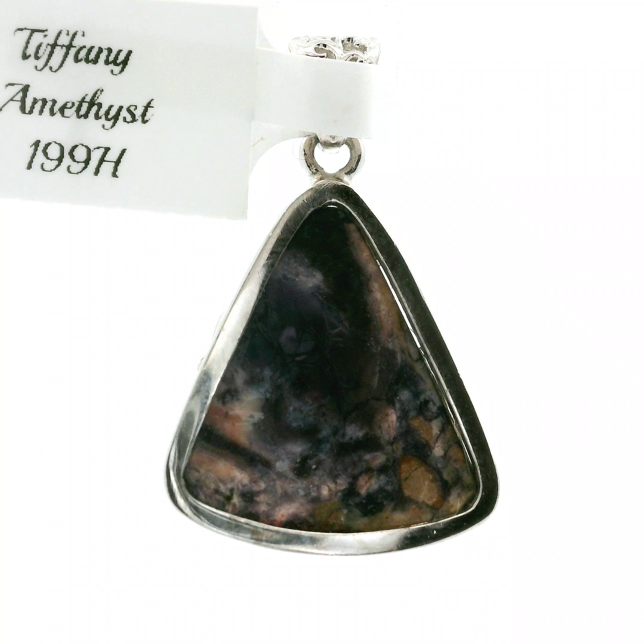 Tiffany Stone and Amethyst Pendant .925 Silver for Harmonizing your Relationships and Pleasure