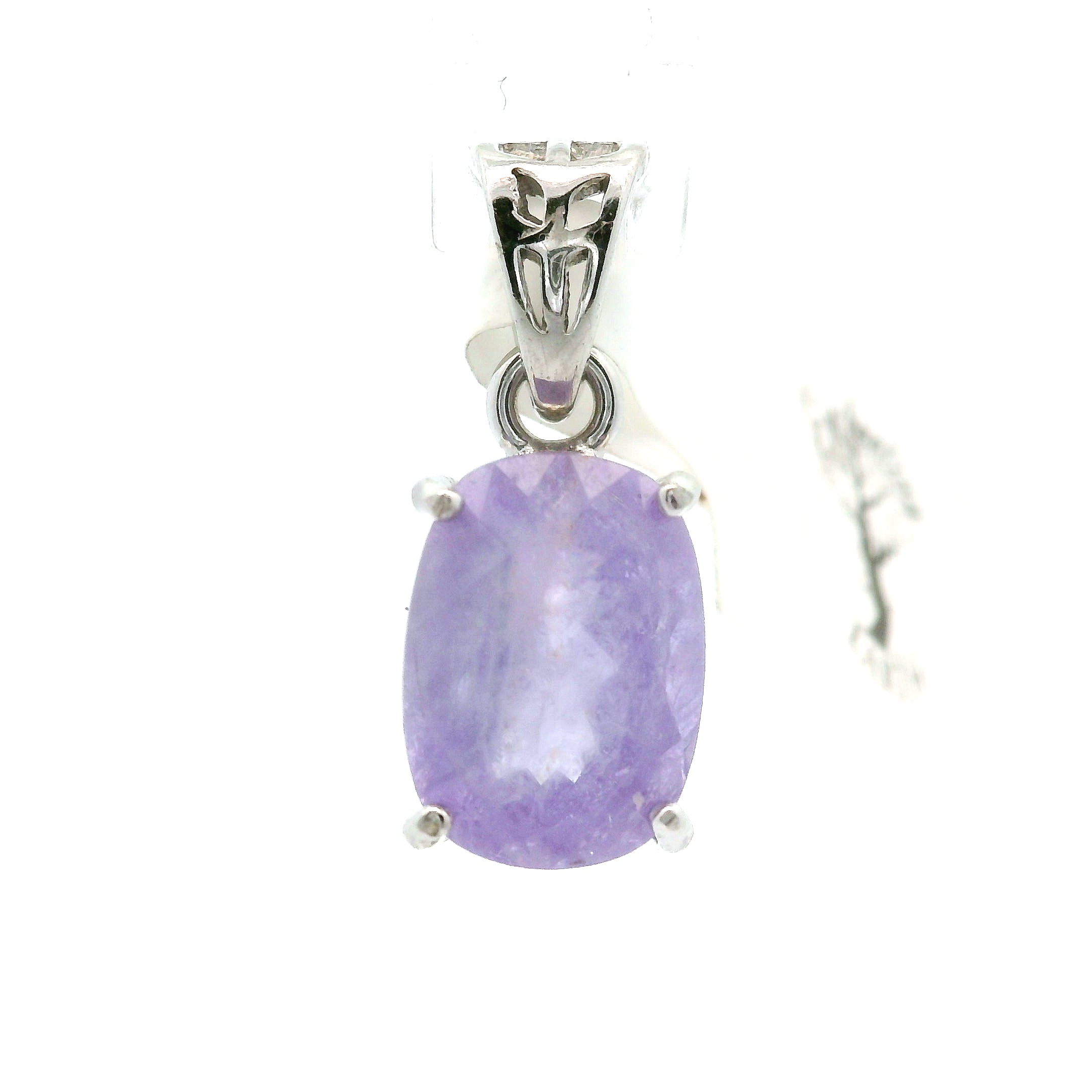 Purple Apatite Pendant .925 Silver for Connection with Angels, Ancestors and Spirit Guides