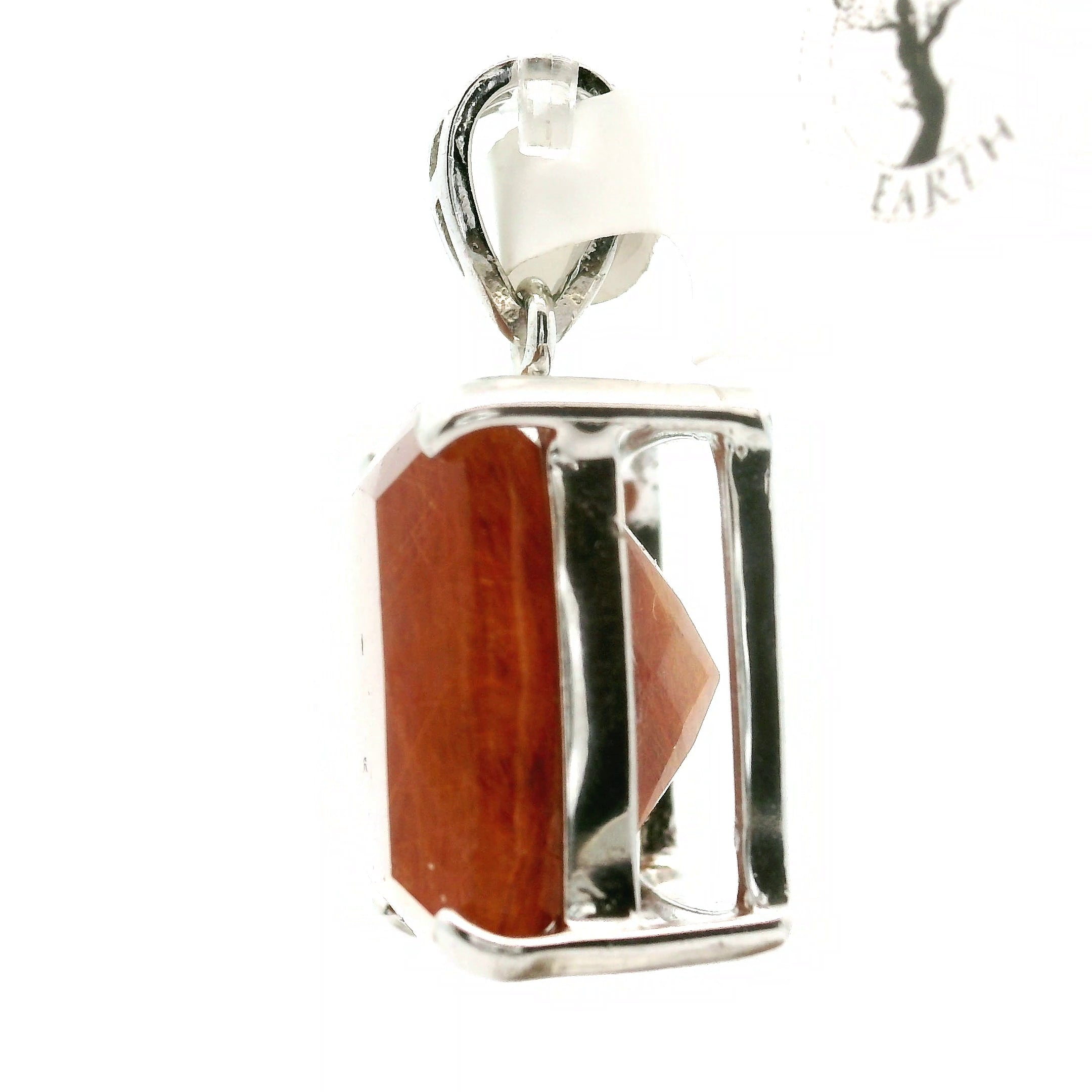 Copper Rutile Pendant .925 Silver for Accelerating Intentions and Manifesting