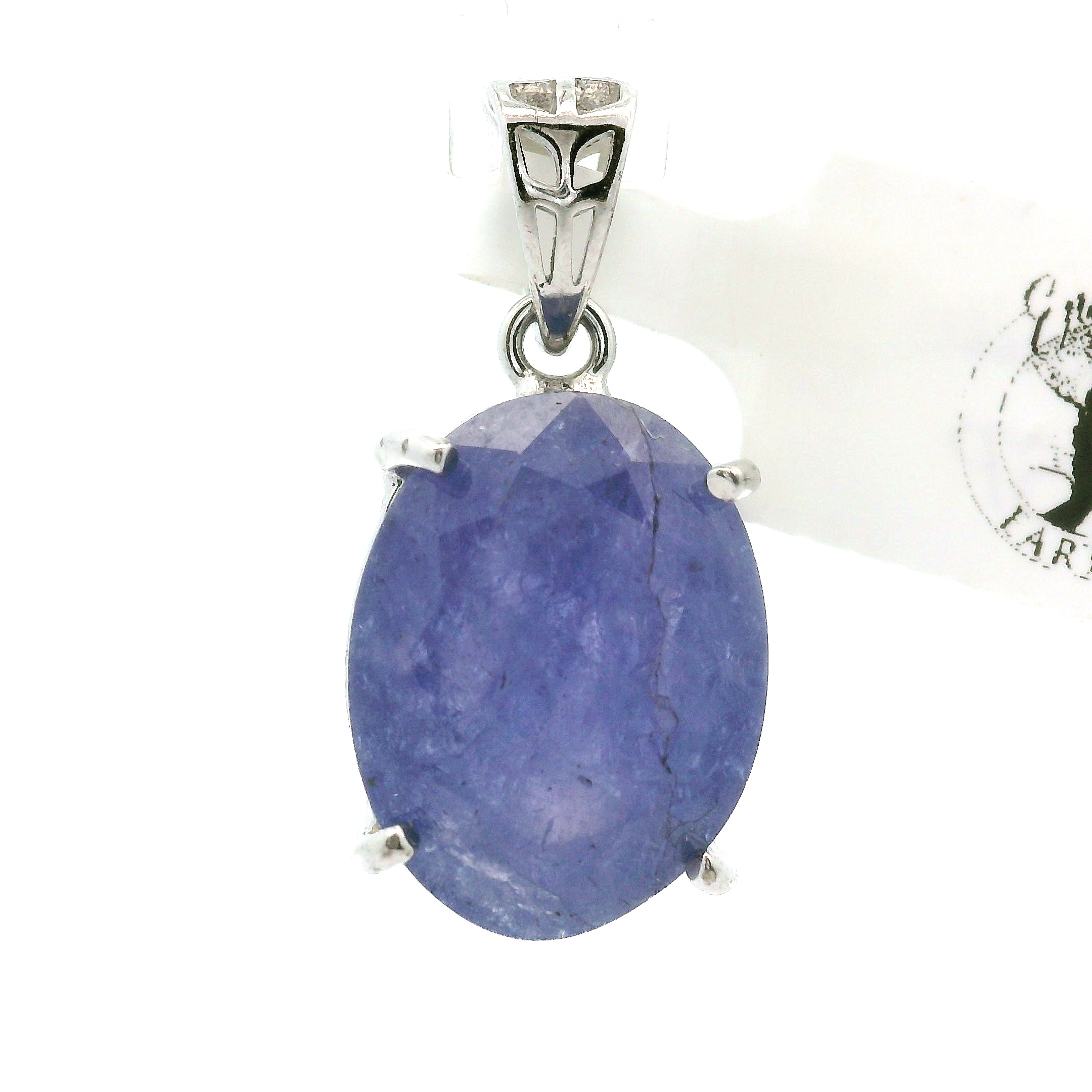 Tanzanite Pendant .925 Silver for Elevating your Consciousness