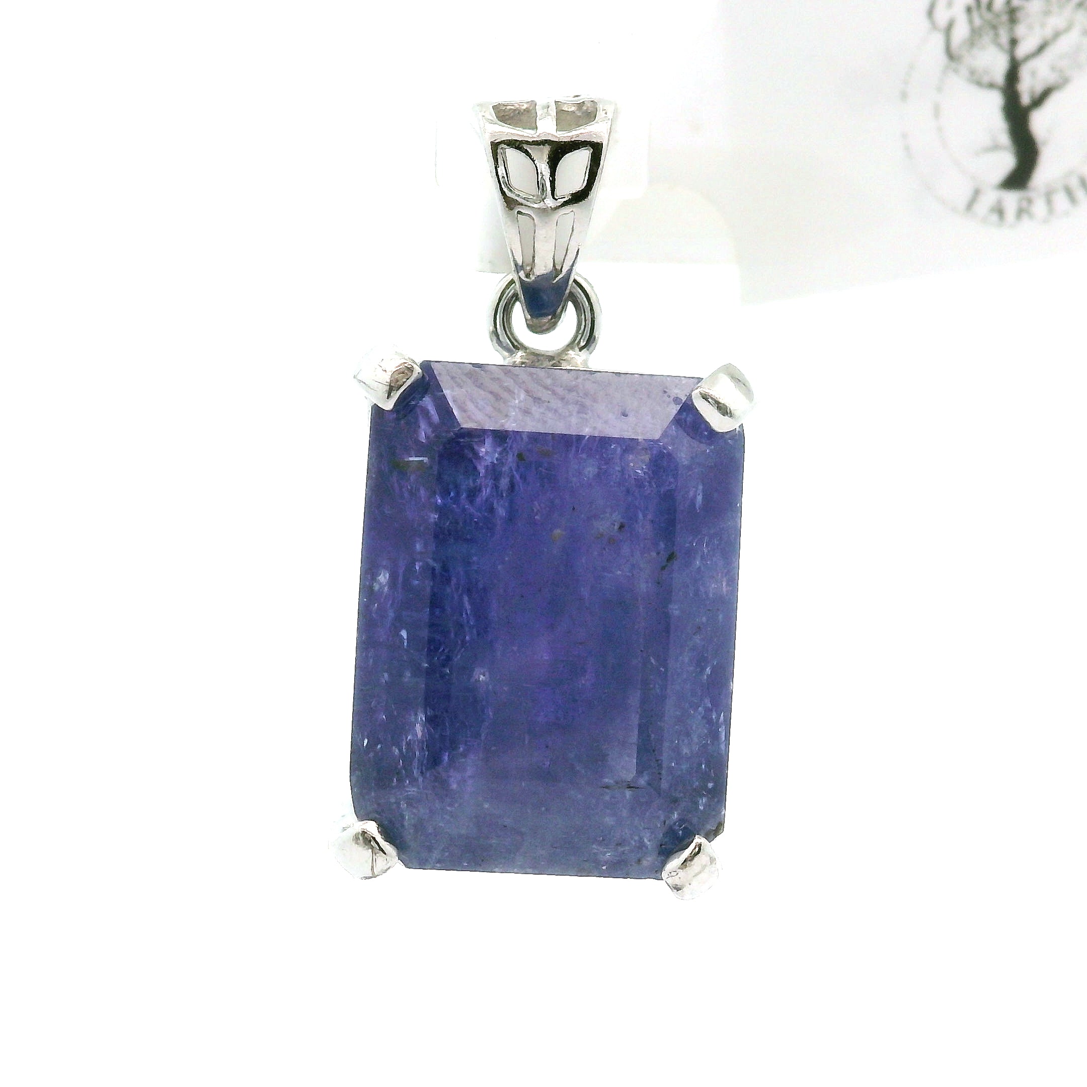 Tanzanite Pendant .925 Silver for Elevating your Consciousness