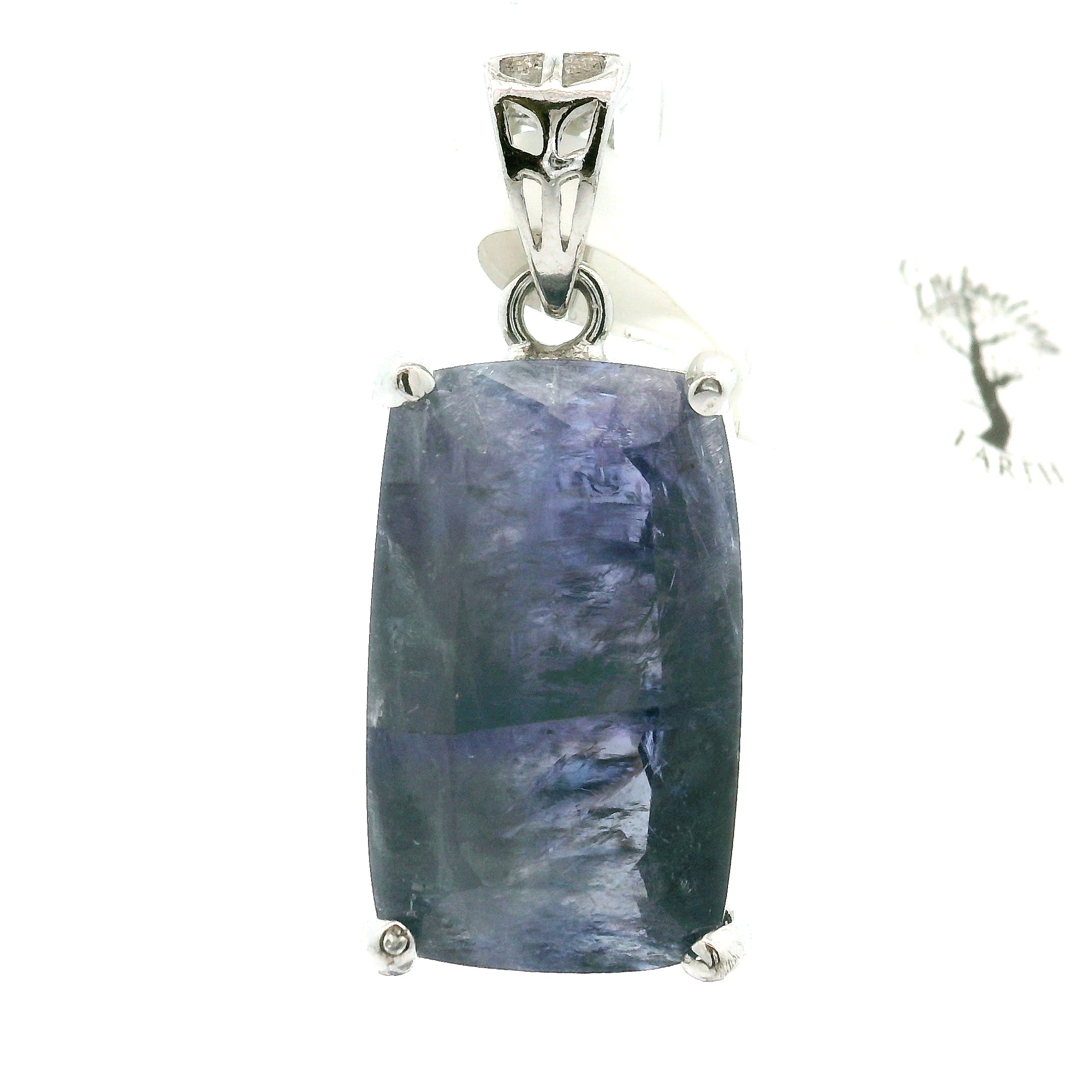 Tanzanite Pendant .925 Silver for Elevating your Consciousness
