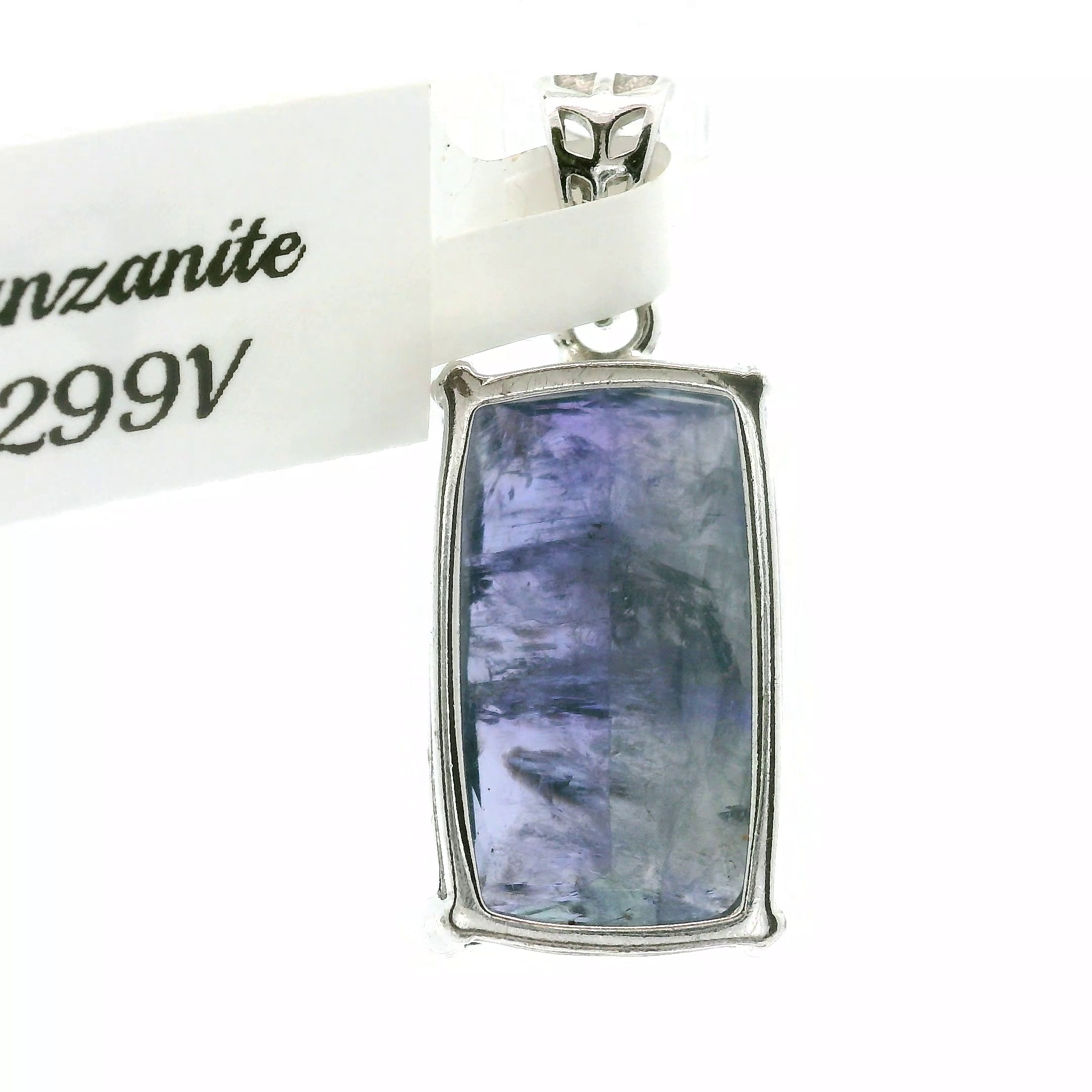 Tanzanite Pendant .925 Silver for Elevating your Consciousness