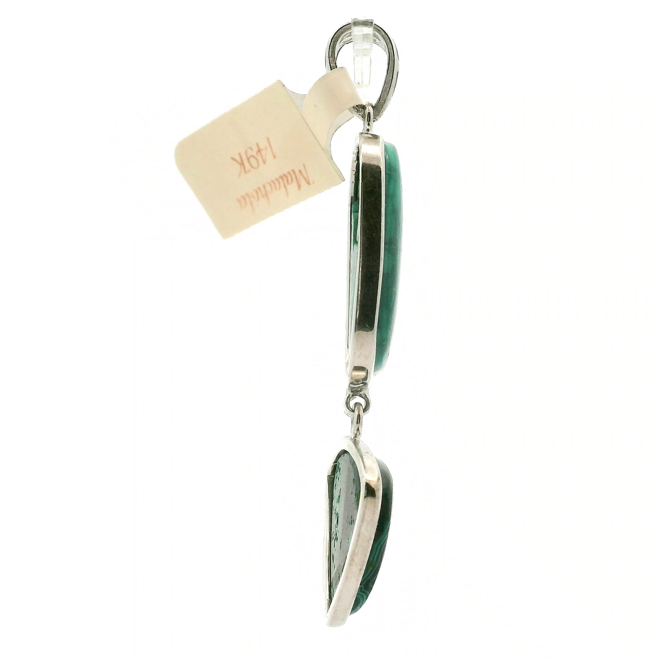 Malachola Multi-Stone Pendant .925 Silver for Abundance, Protection and Transformation