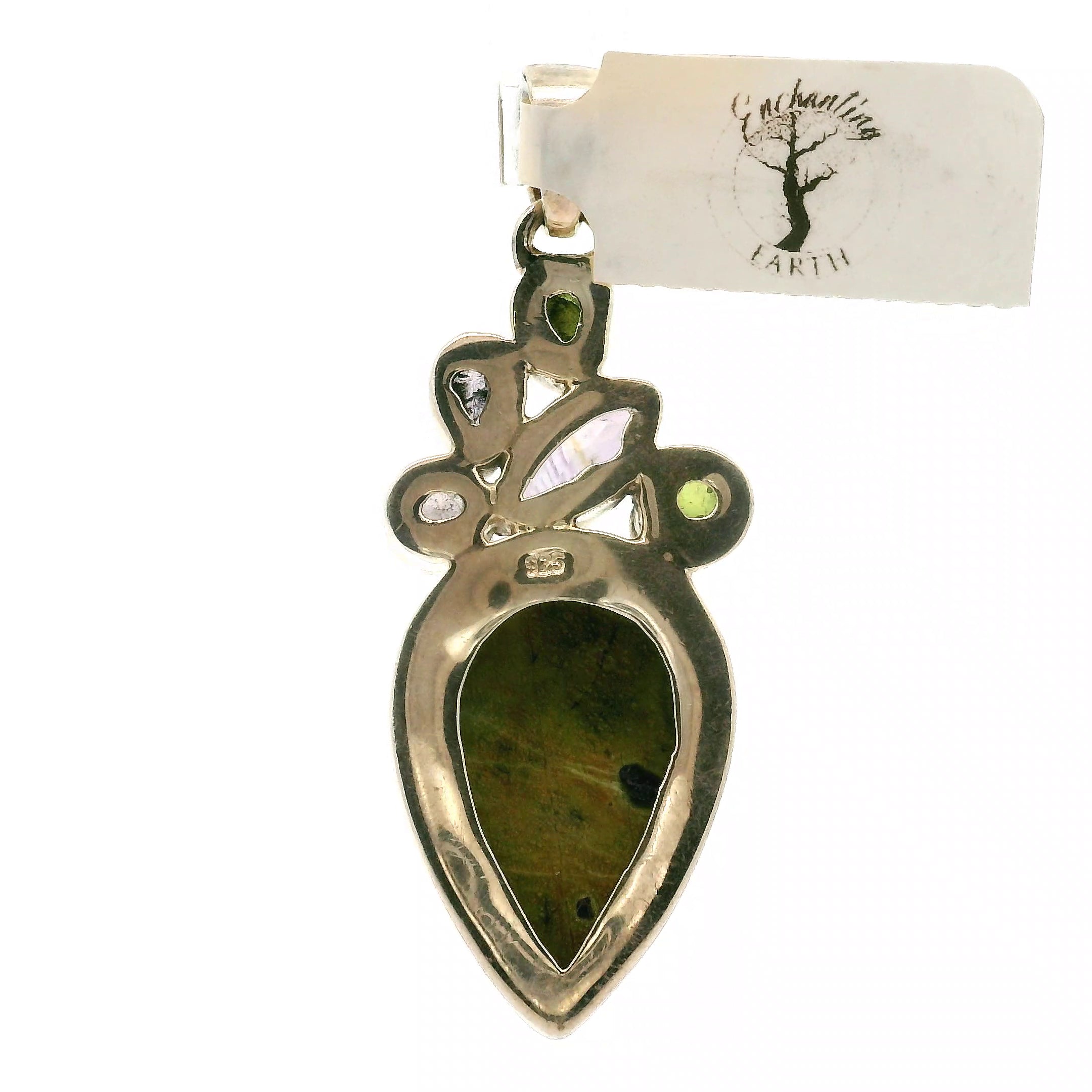 Atlantisite Amethyst and Peridot Pendant for Awareness, Emotional Maturity & Improved Self Esteem