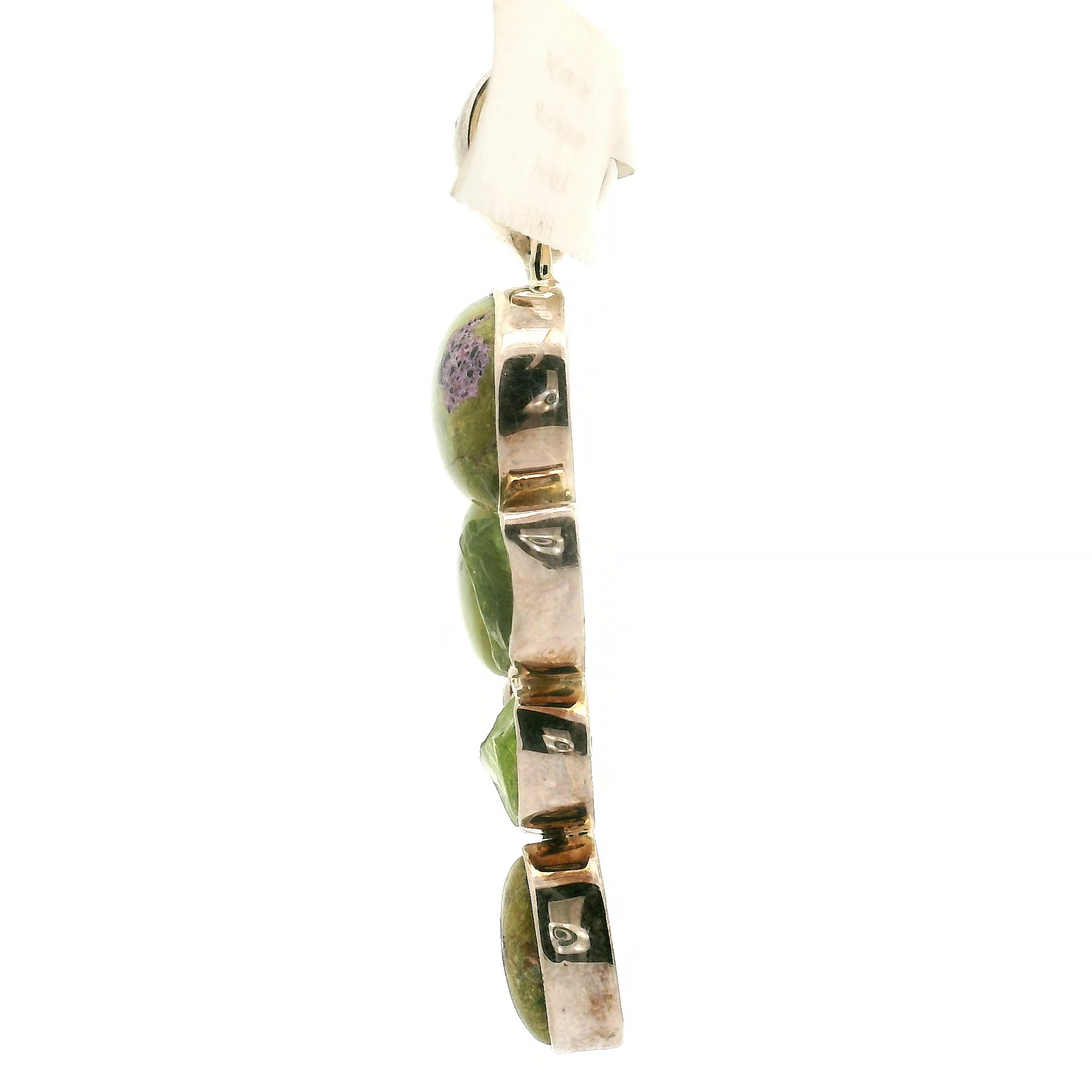 Atlantisite Peridot and Moonstone Pendant for Awareness, Emotional Maturity & Improved Self Esteem