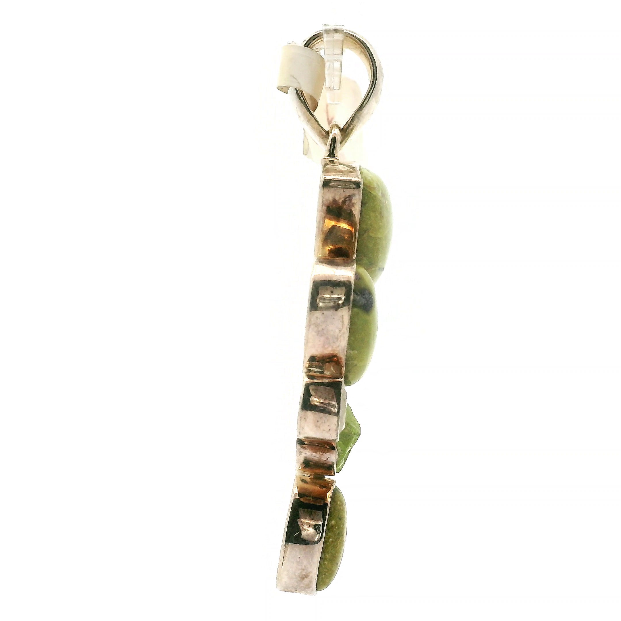 Atlantisite Peridot and Moonstone Pendant for Awareness, Emotional Maturity & Improved Self Esteem