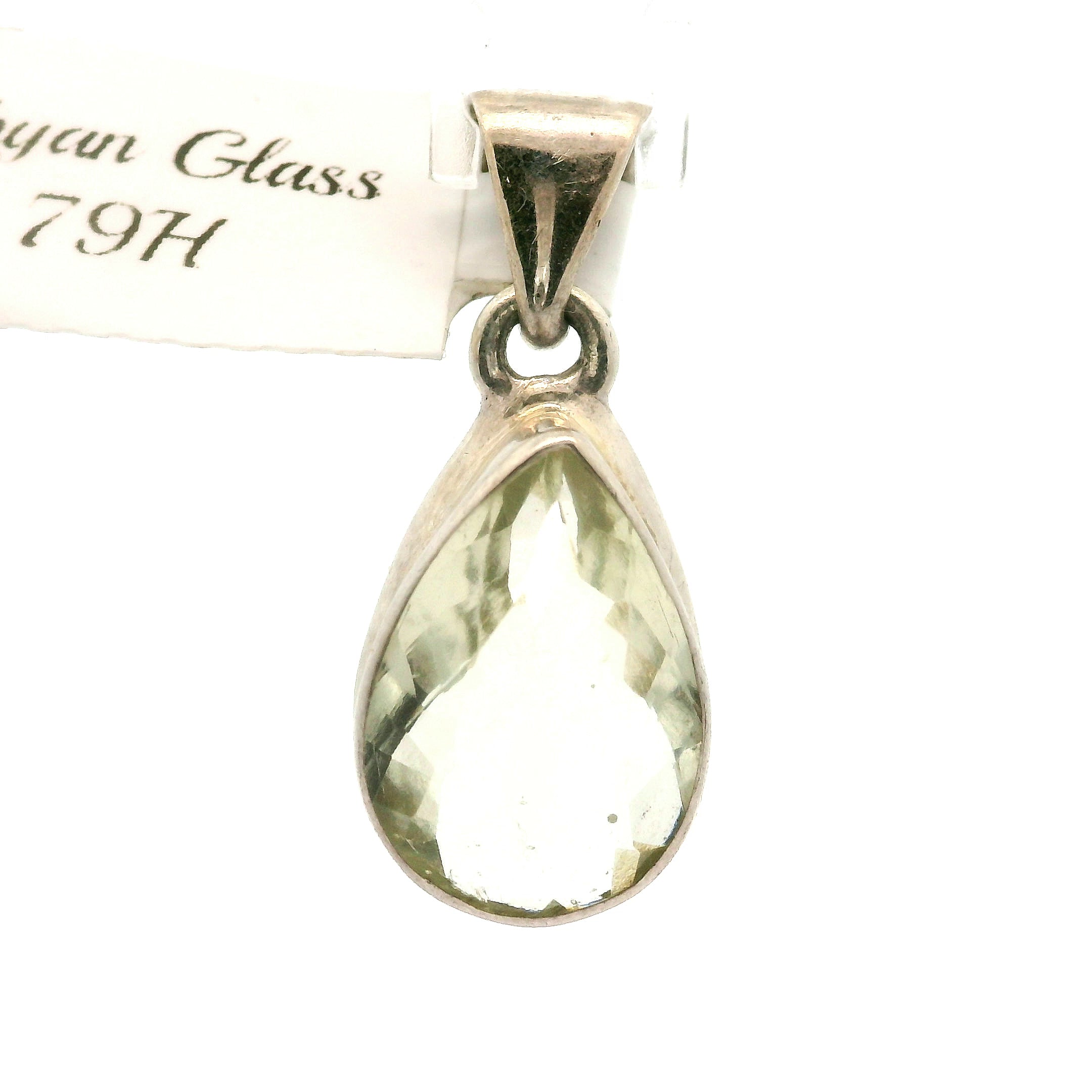 Libyan Desert Glass Bezel Pendant.925 Silver for Confidence, Manifestation and Personal Power