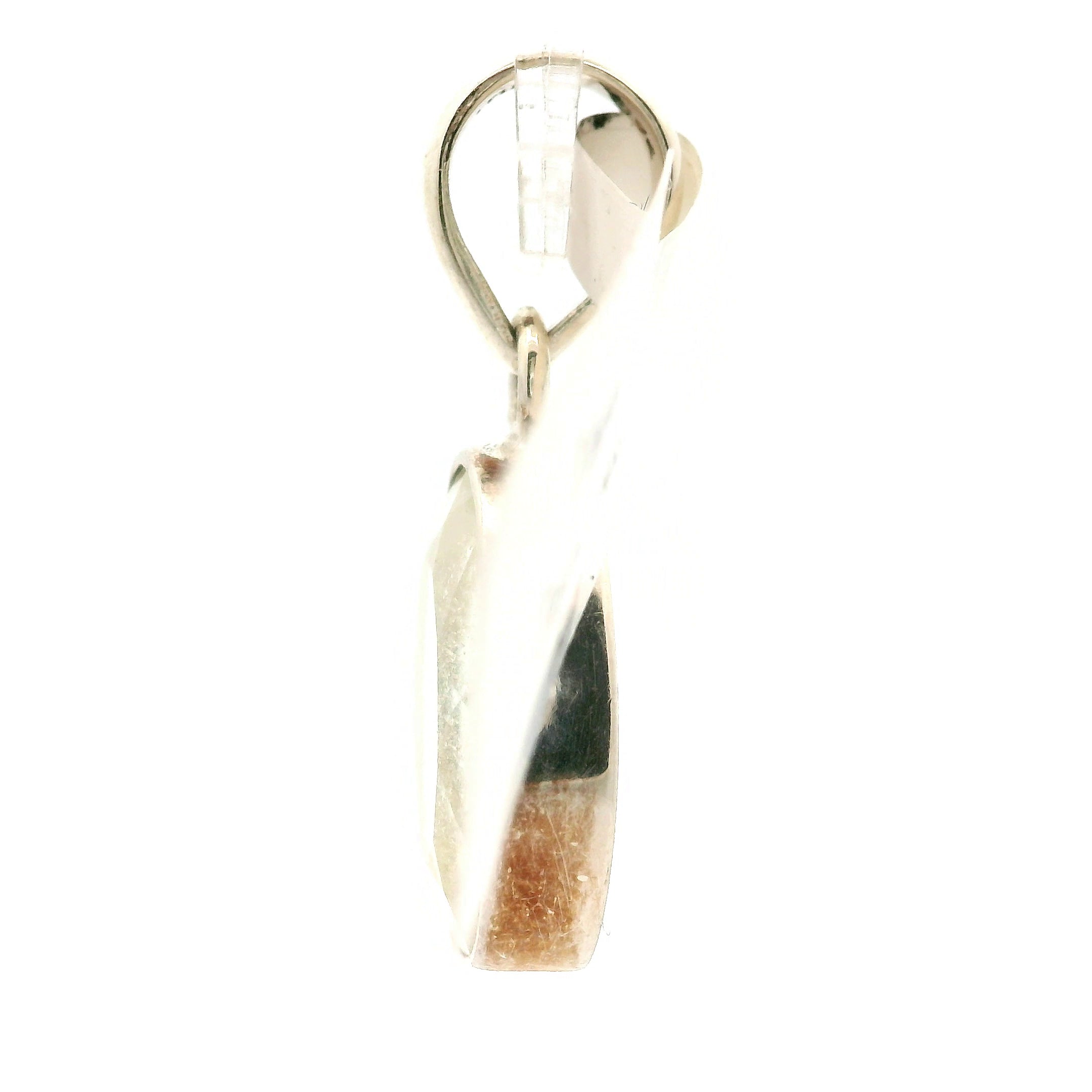 Libyan Desert Glass Bezel Pendant .925 Silver for Confidence, Manifestation and Personal Power