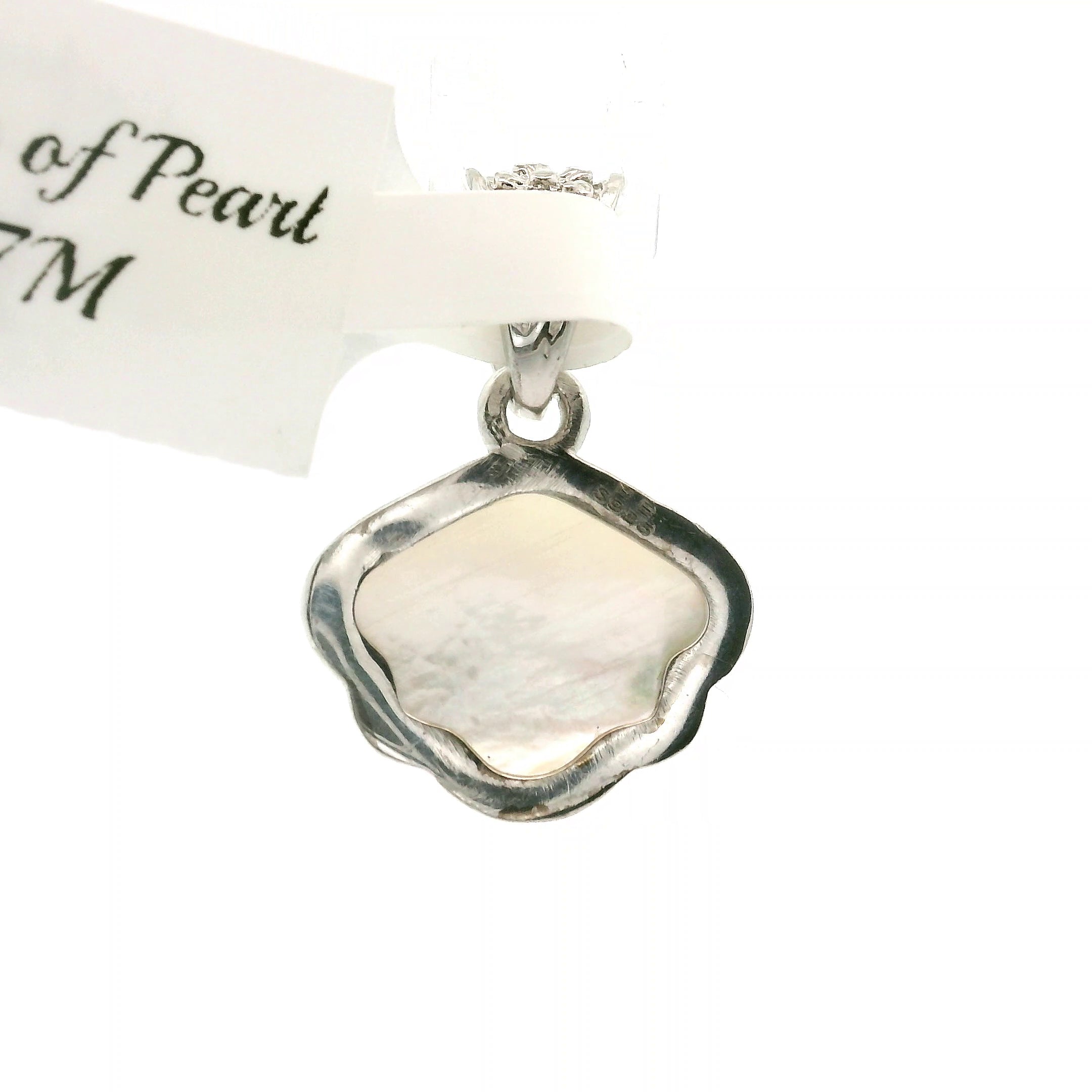 Mother of Pearl Seashell Pendant .925 Silver for Embracing your Feminine Power, Memory and Peace of Mind