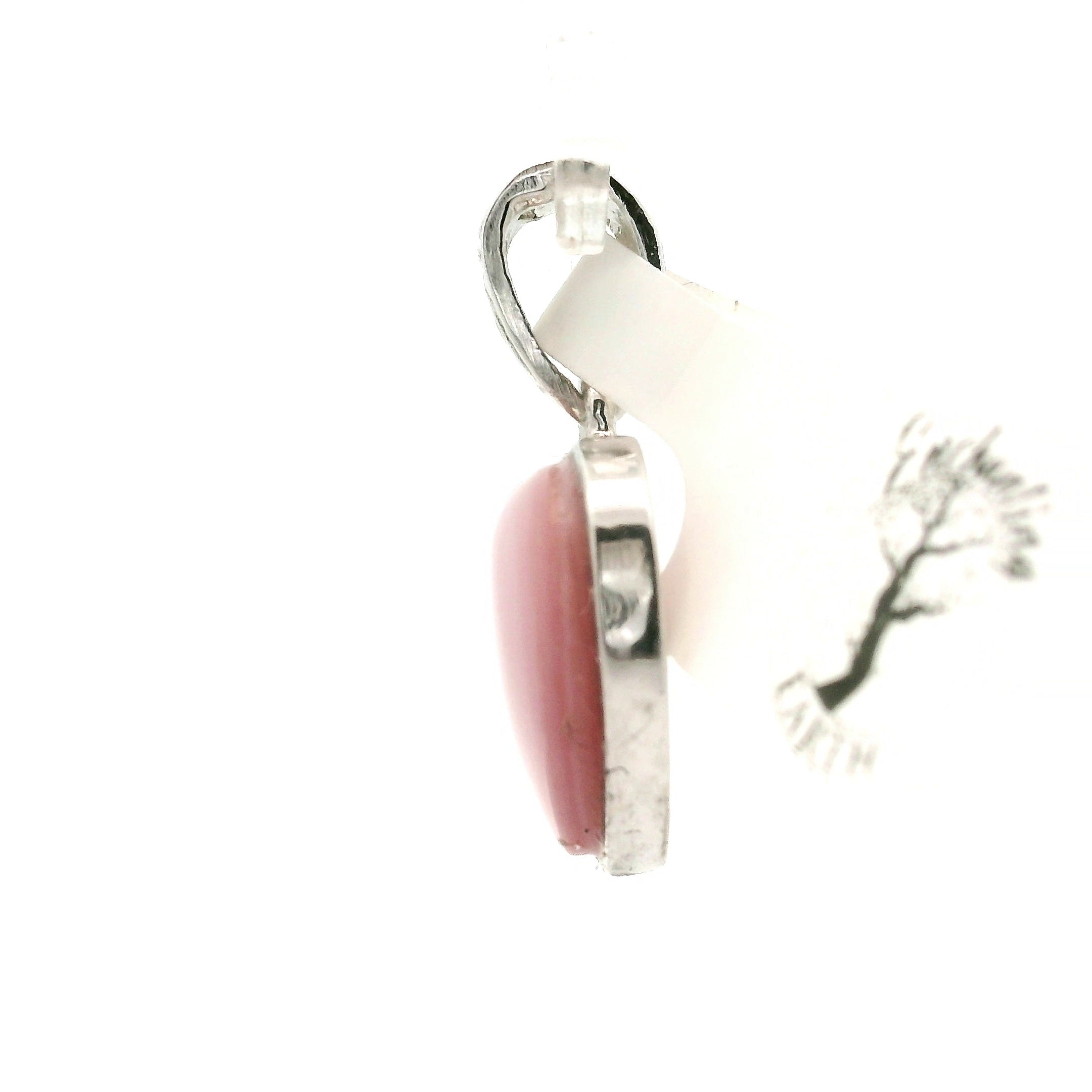 Pink Mother of Pearl Heart Pendant .925 Silver for Embracing your Feminine Power, and Self Acceptance
