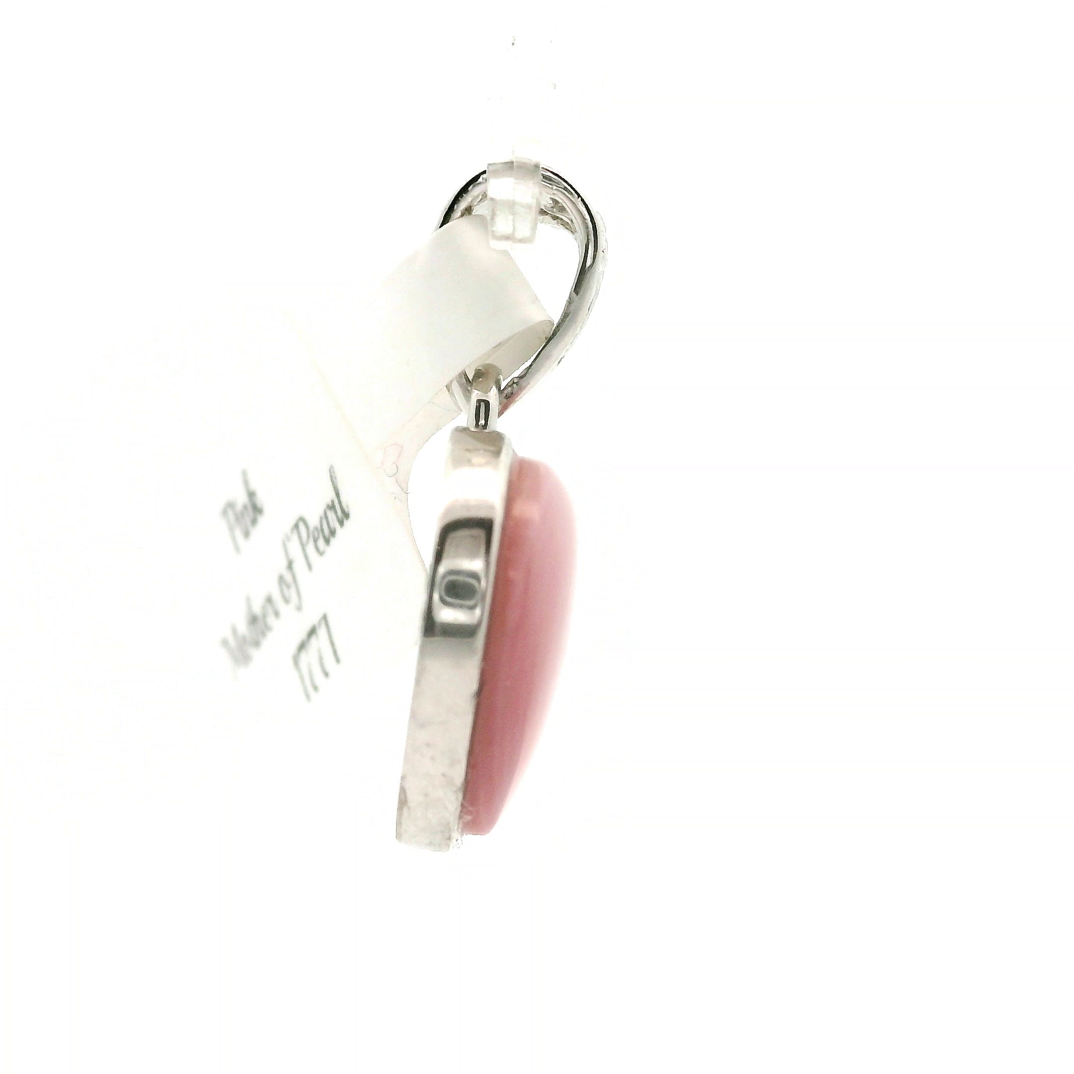 Pink Mother of Pearl Heart Pendant .925 Silver for Embracing your Feminine Power, and Self Acceptance