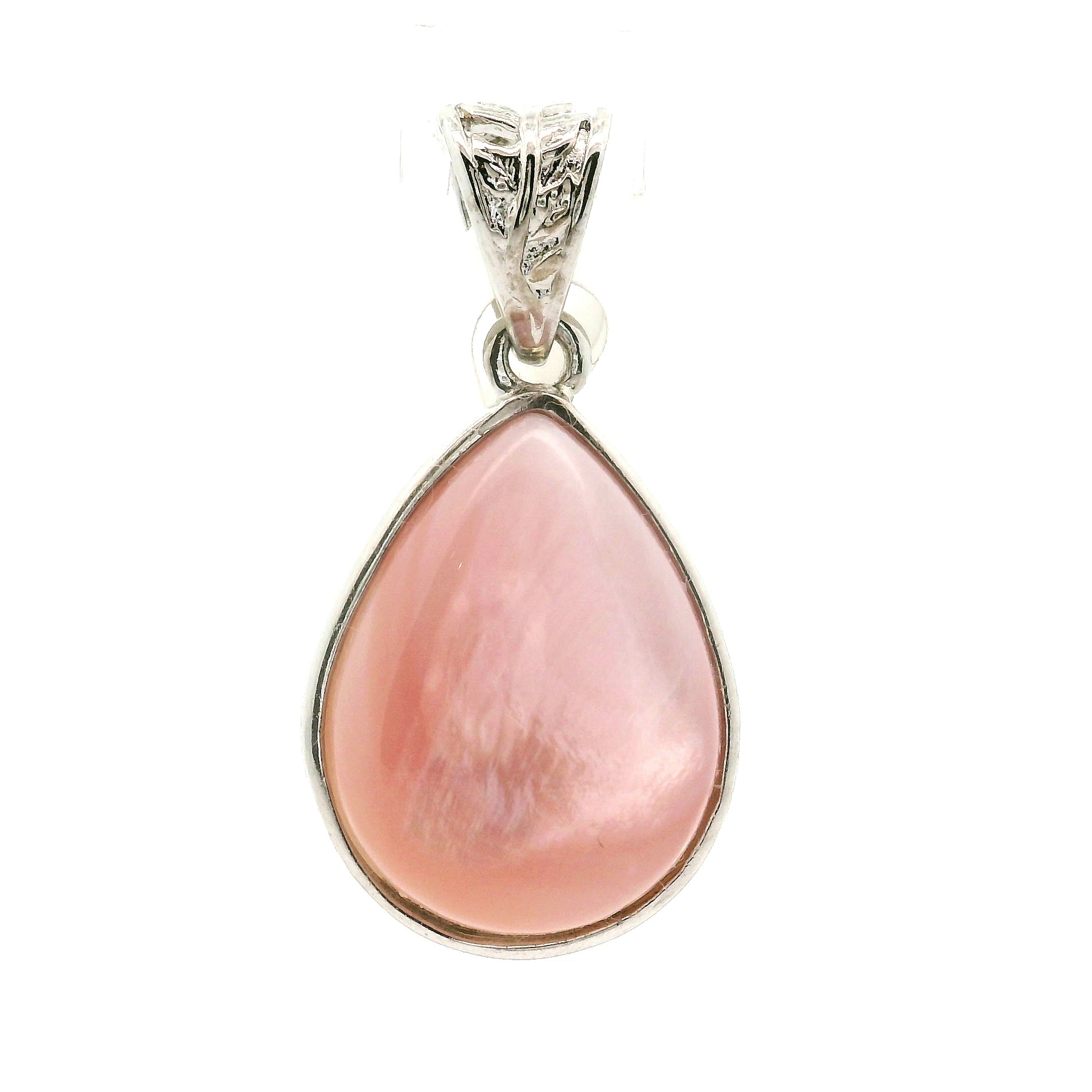 Pink Mother of Pearl Pendant .925 Silver for Embracing your Feminine Power, and Self Acceptance