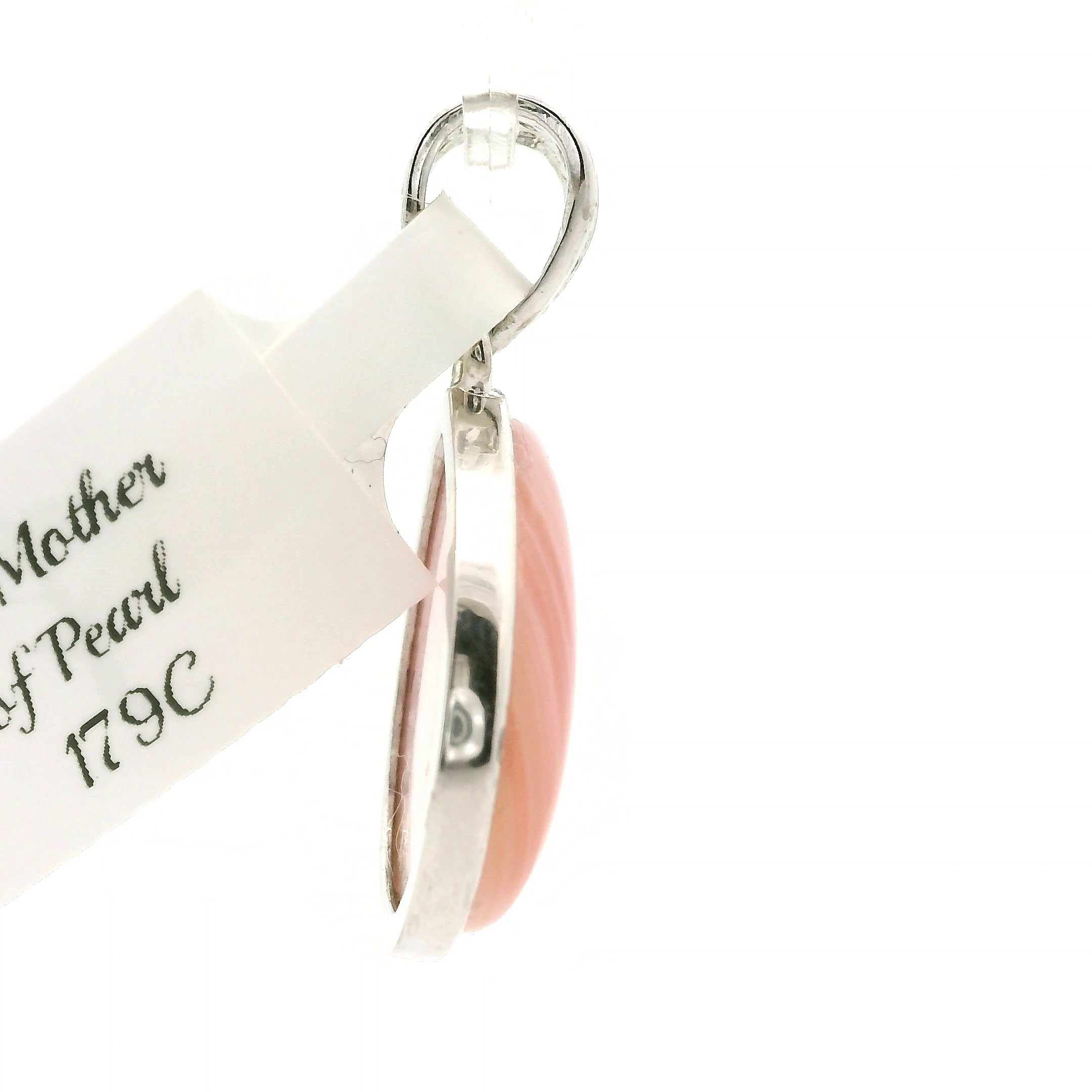 Pink Mother of Pearl Pendant .925 Silver for Embracing your Feminine Power, and Self Acceptance