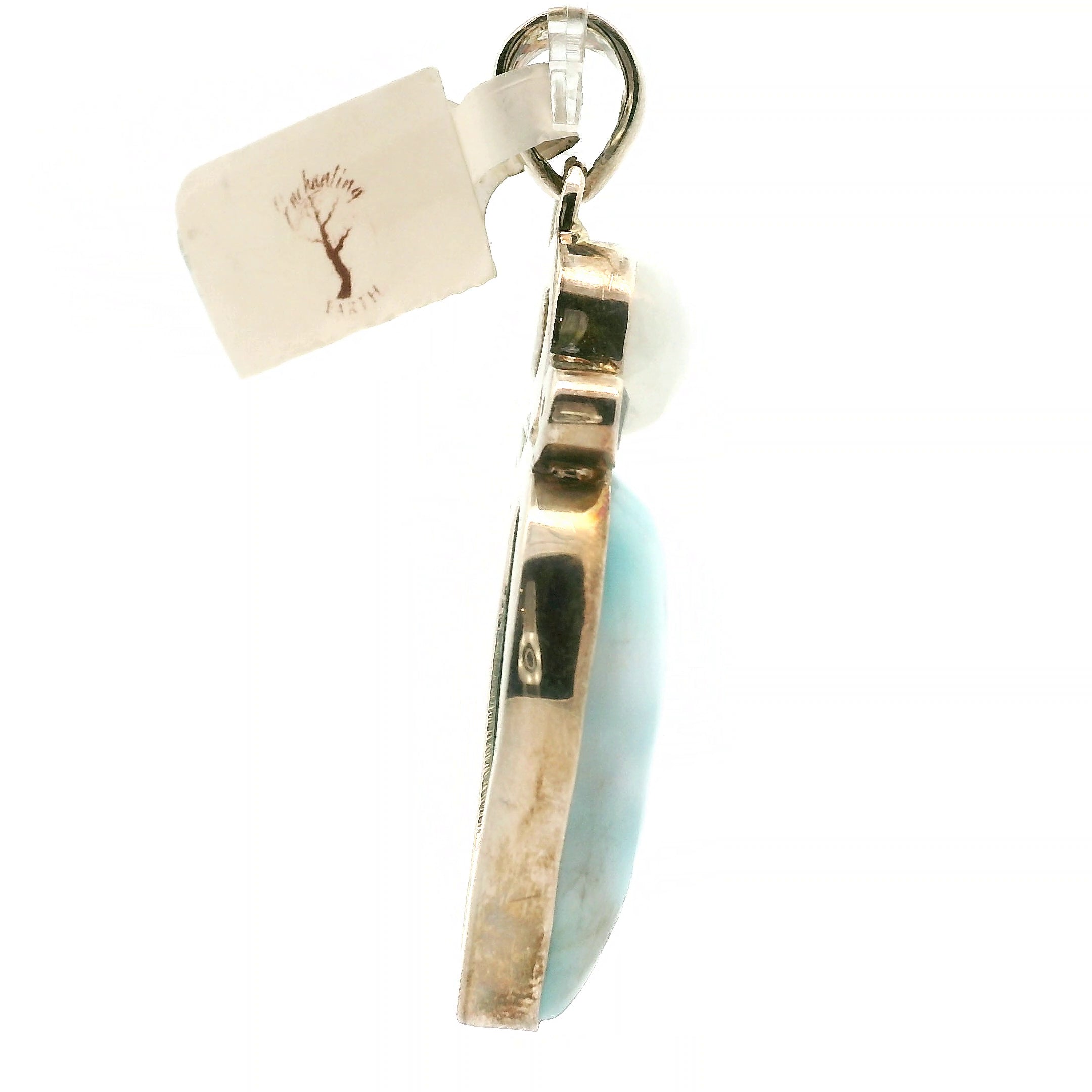 Multi-Stone Larimar Pendants .925 Silver for Channeling, Psychic Abilities and Awakening of your Third Eye Chakra