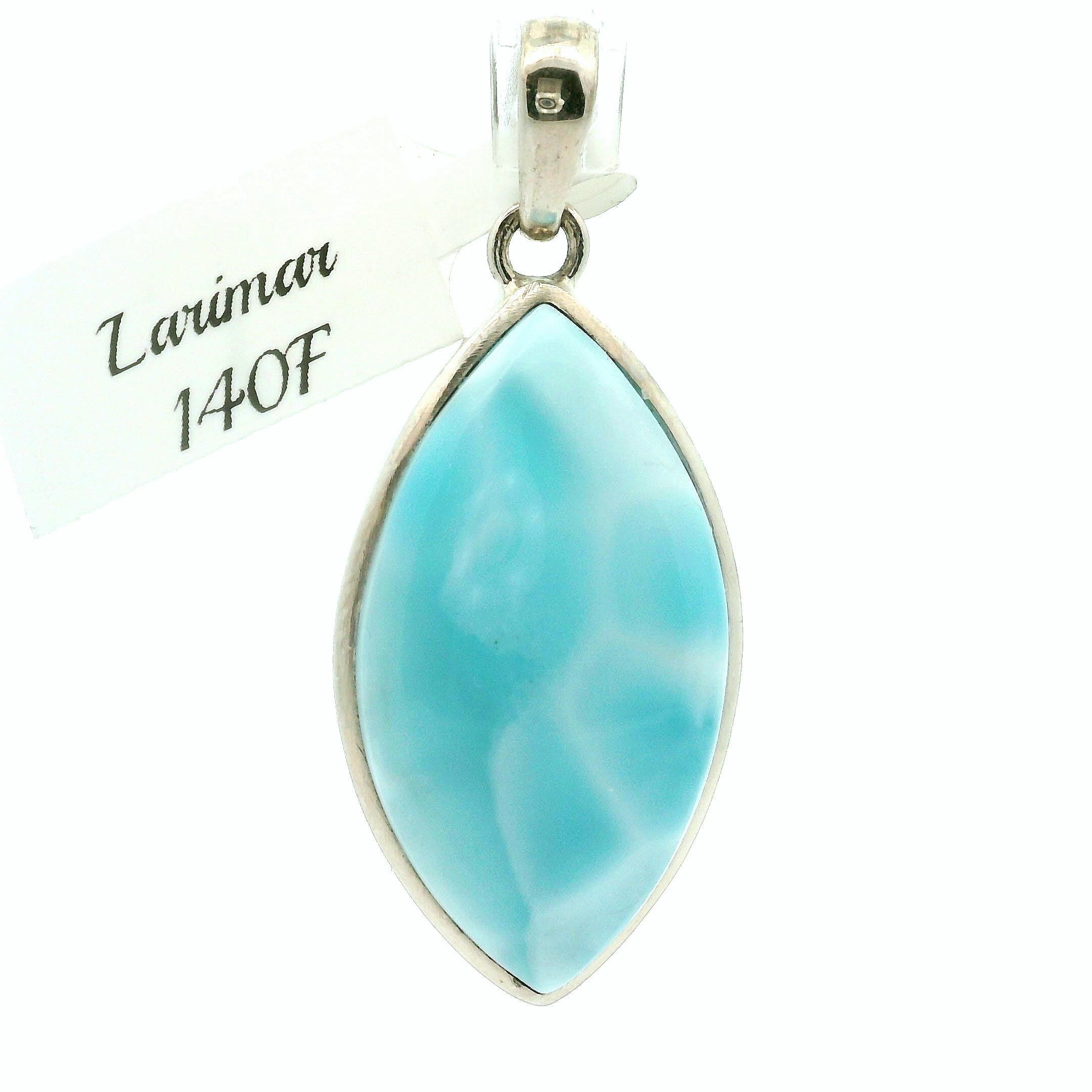 Larimar Pendants .925 Silver for Channeling, Psychic Abilities and Awakening of your Third Eye Chakra