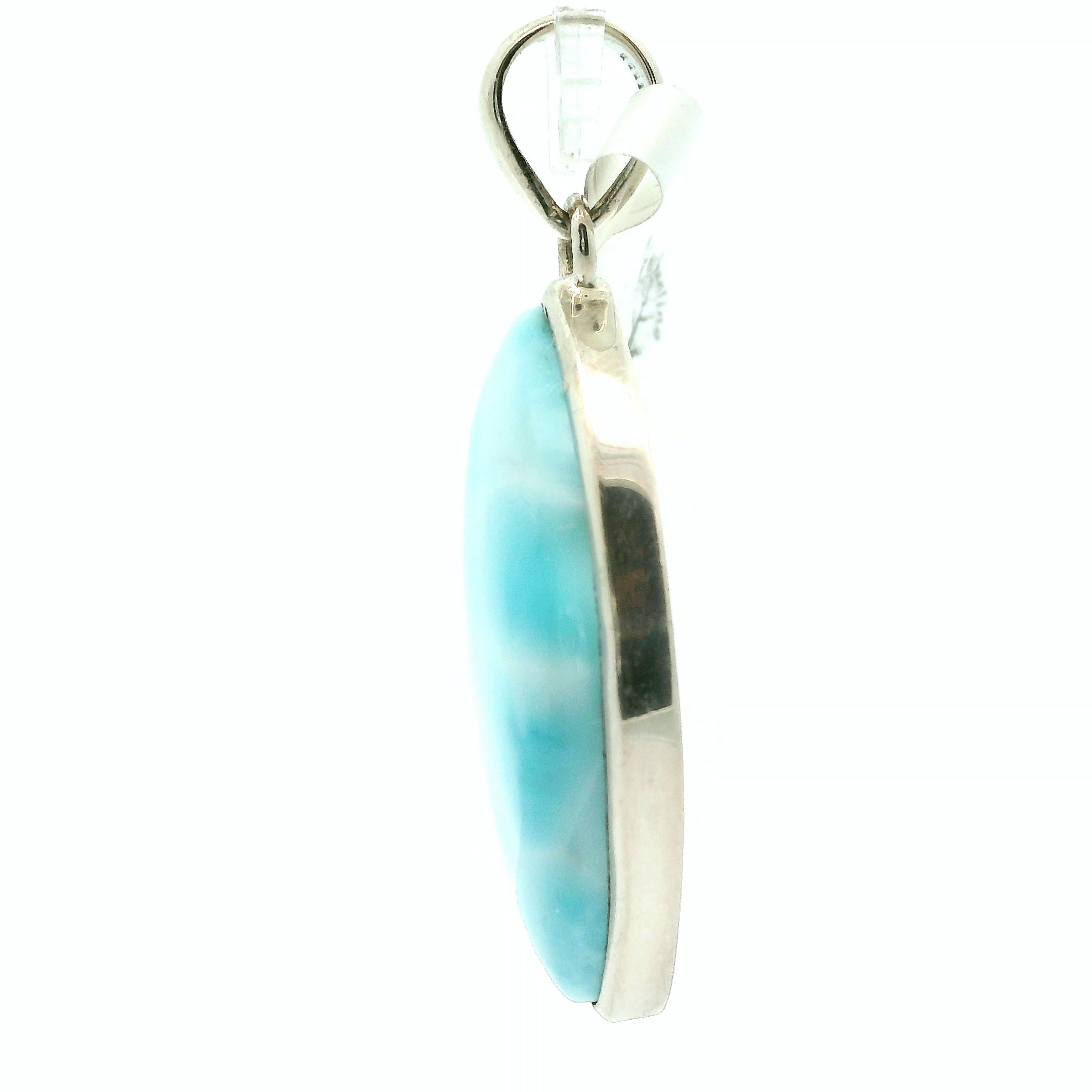 Larimar Pendants .925 Silver for Channeling, Psychic Abilities and Awakening of your Third Eye Chakra