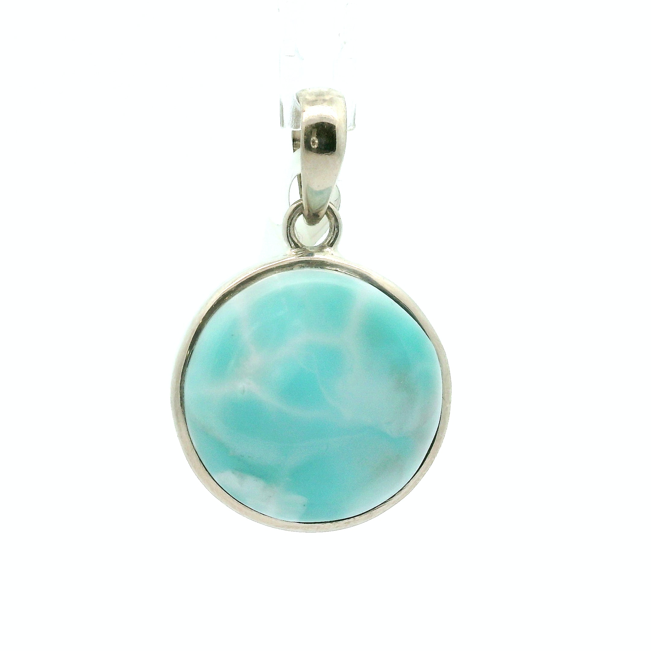 Larimar Pendants .925 Silver for Channeling, Psychic Abilities and Awakening of your Third Eye Chakra
