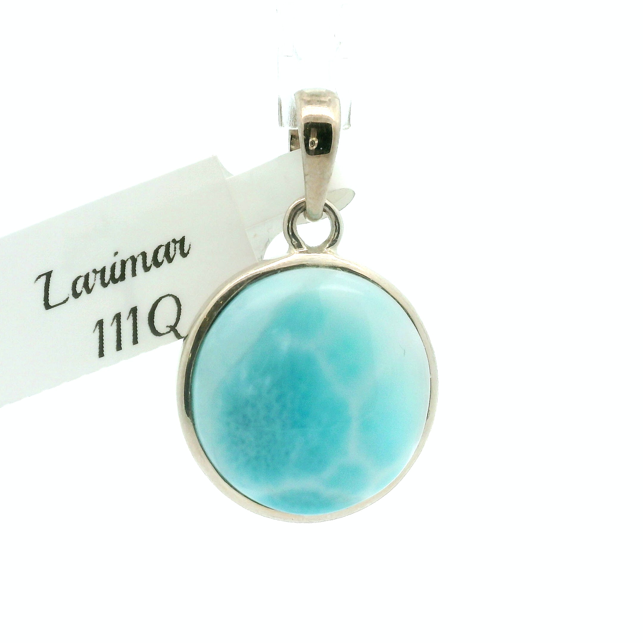 Larimar Pendants .925 Silver for Channeling, Psychic Abilities and Awakening of your Third Eye Chakra