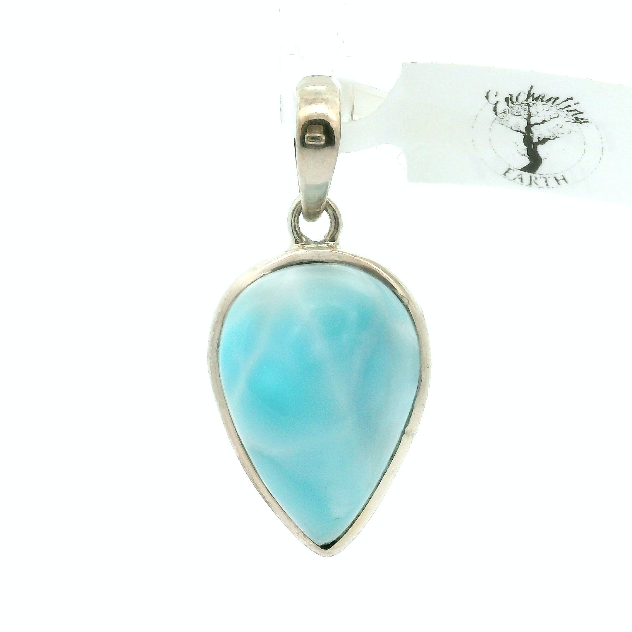 Larimar Pendants .925 Silver for Channeling, Psychic Abilities and Awakening of your Third Eye Chakra