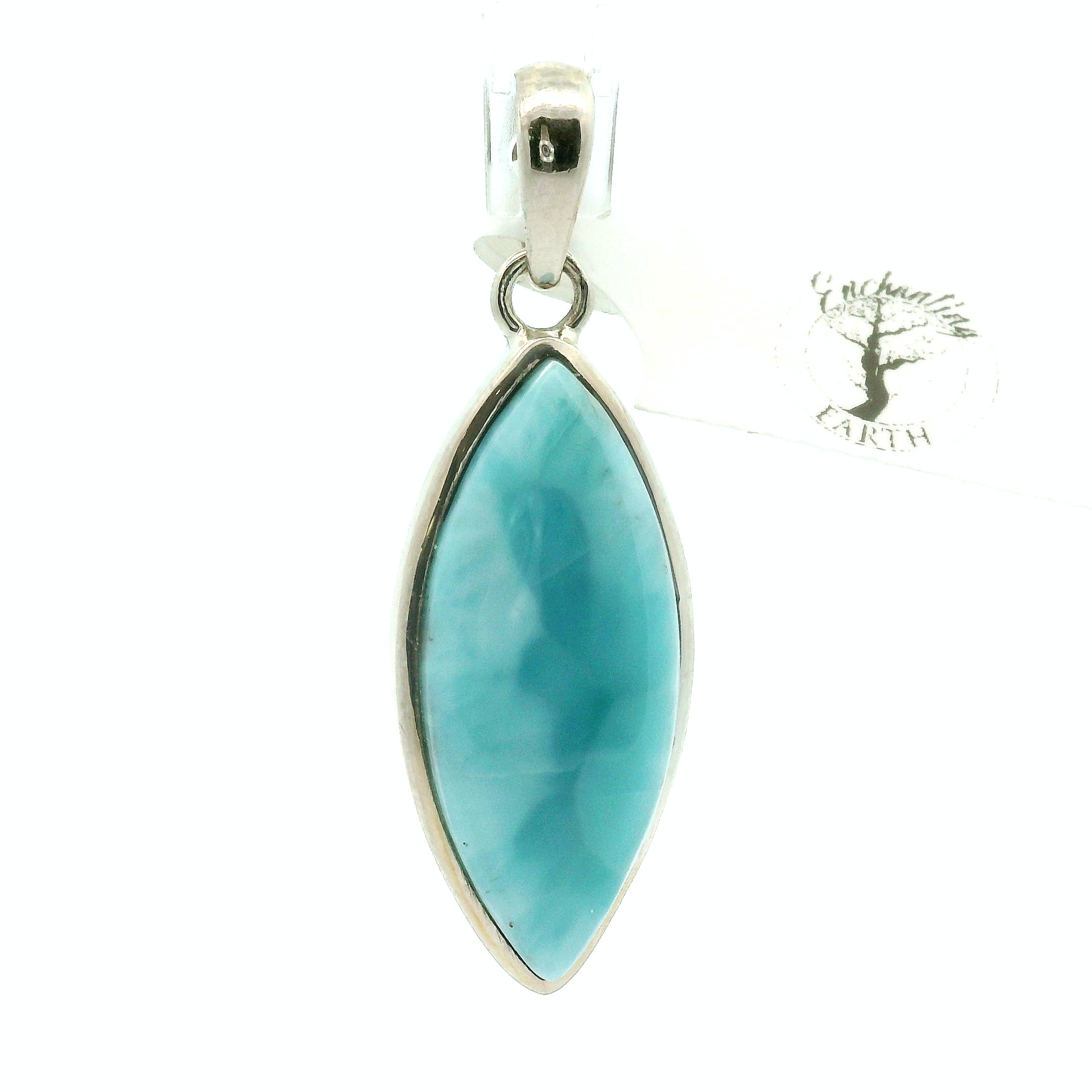 Larimar Pendants .925 Silver for Channeling, Psychic Abilities and Awakening of your Third Eye Chakra
