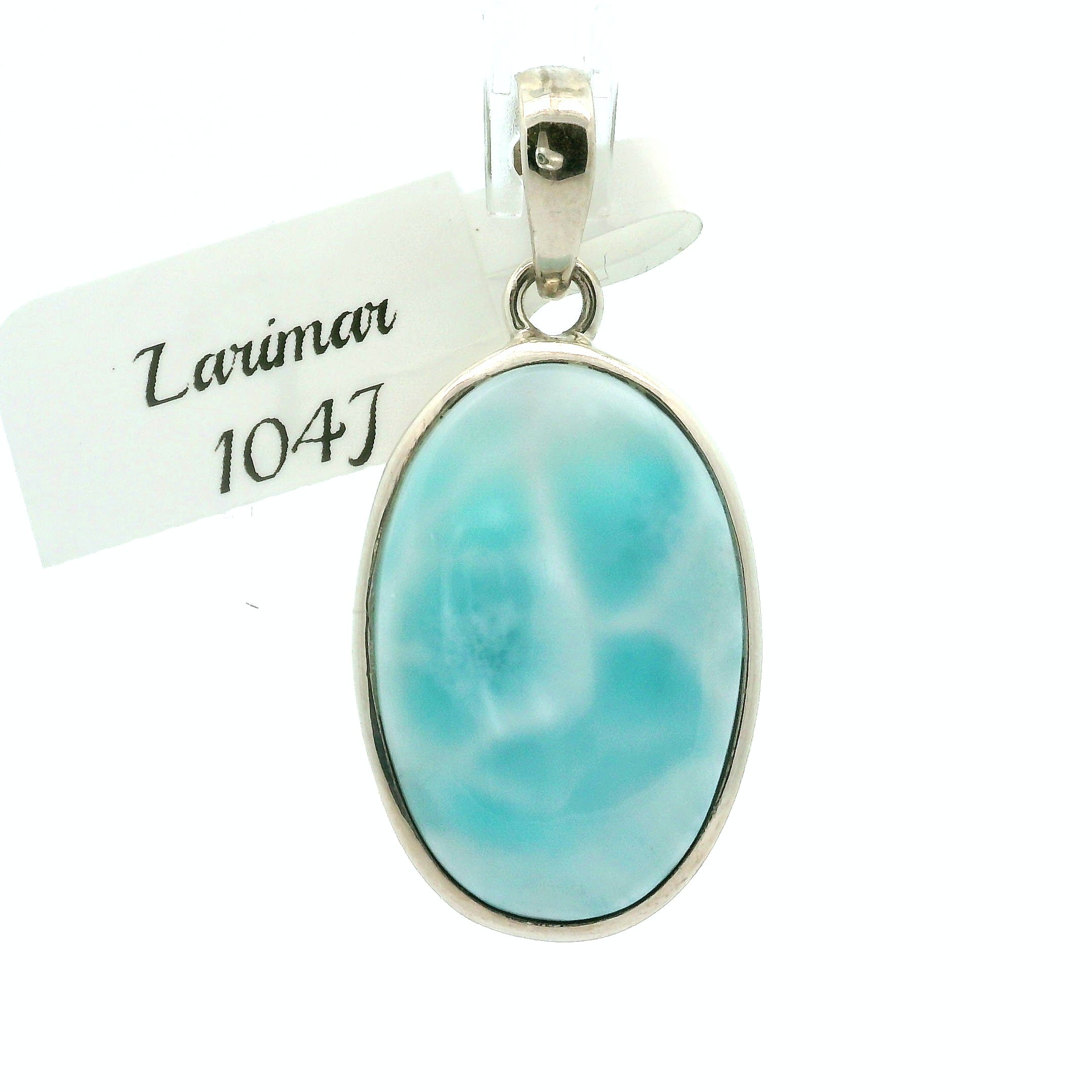 Larimar Pendants .925 Silver for Channeling, Psychic Abilities and Awakening of your Third Eye Chakra