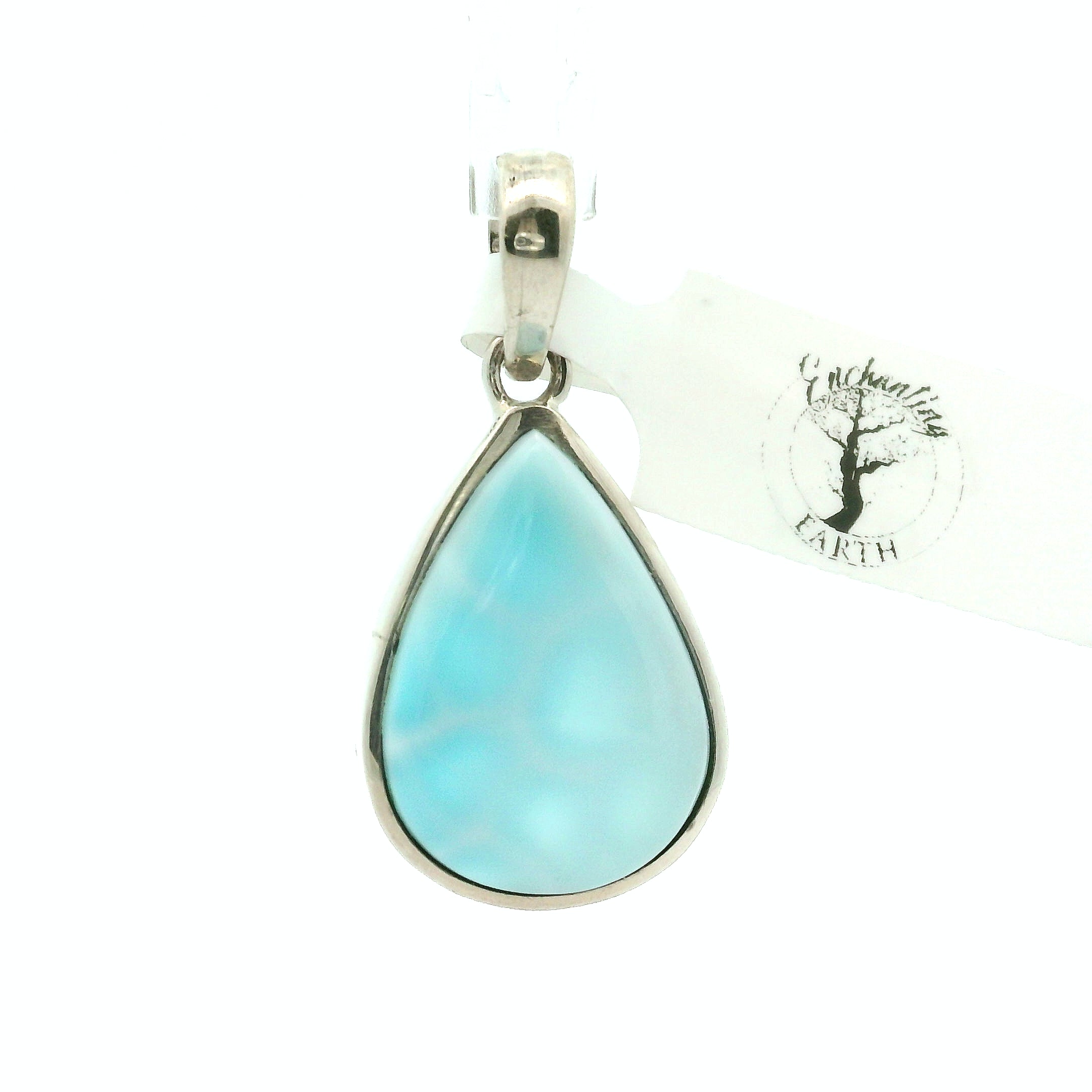 Larimar Pendants .925 Silver for Channeling, Psychic Abilities and Awakening of your Third Eye Chakra