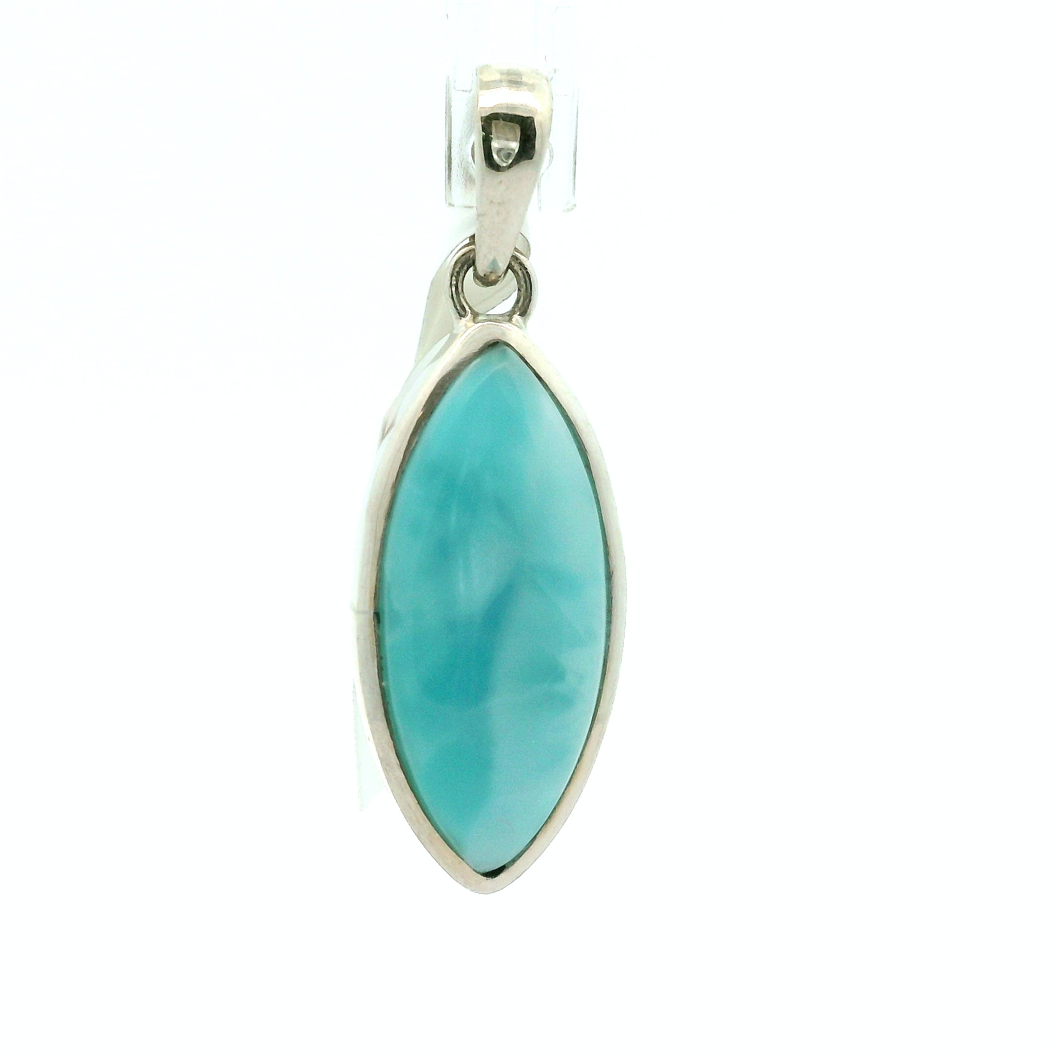 Larimar Pendants .925 Silver for Channeling, Psychic Abilities and Awakening of your Third Eye Chakra
