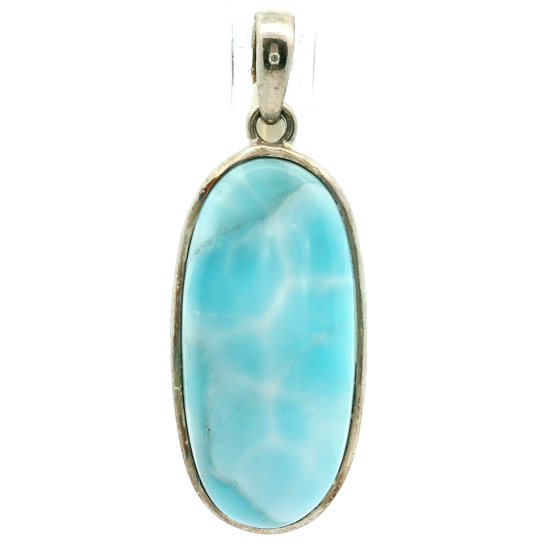Larimar Pendants .925 Silver for Channeling, Psychic Abilities and Awakening of your Third Eye Chakra