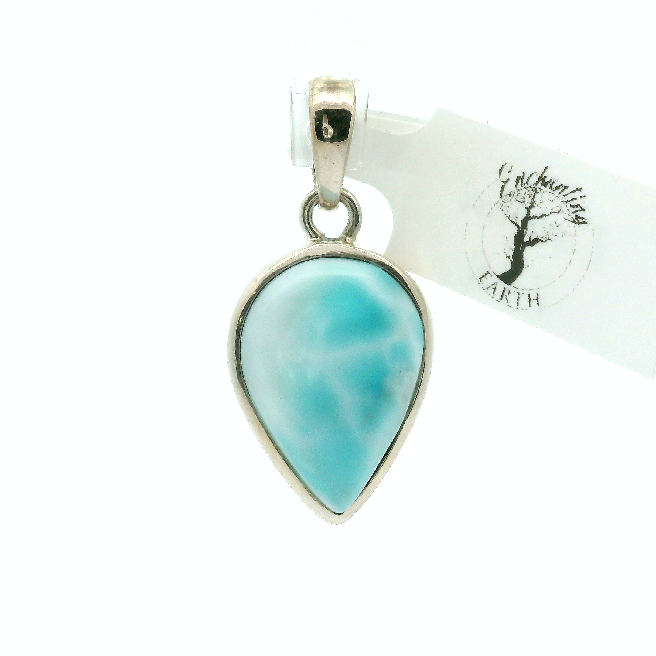 Larimar Pendants .925 Silver for Channeling, Psychic Abilities and Awakening of your Third Eye Chakra