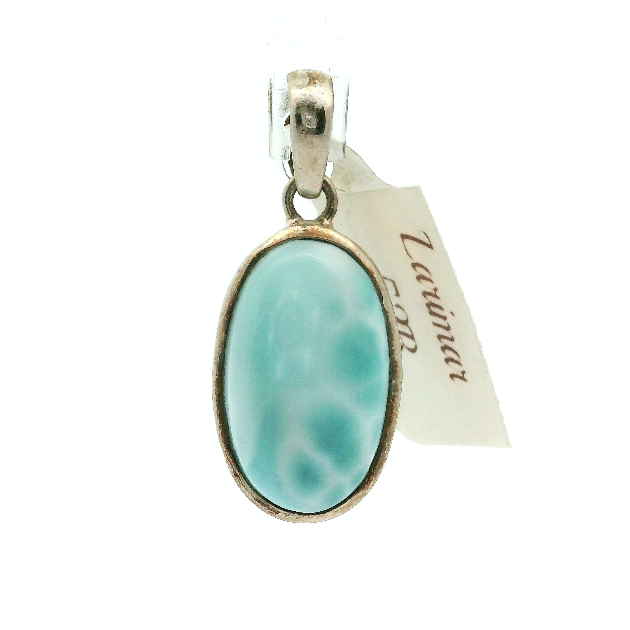 Larimar Pendants .925 Silver for Channeling, Psychic Abilities and Awakening of your Third Eye Chakra