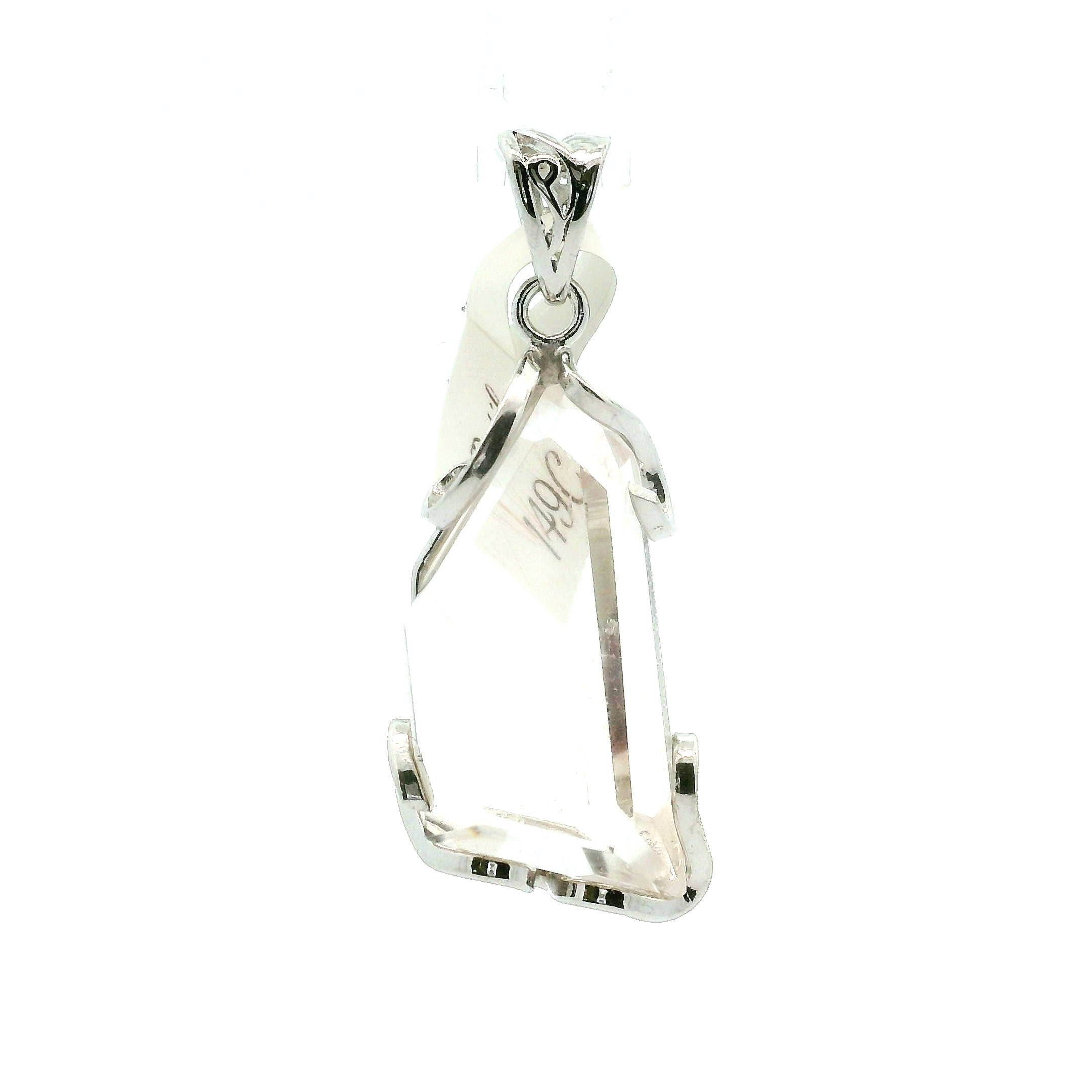 Red Rutile in Quartz Pendant 925 Silver for Manifestation, Life Force Energy and Renewal