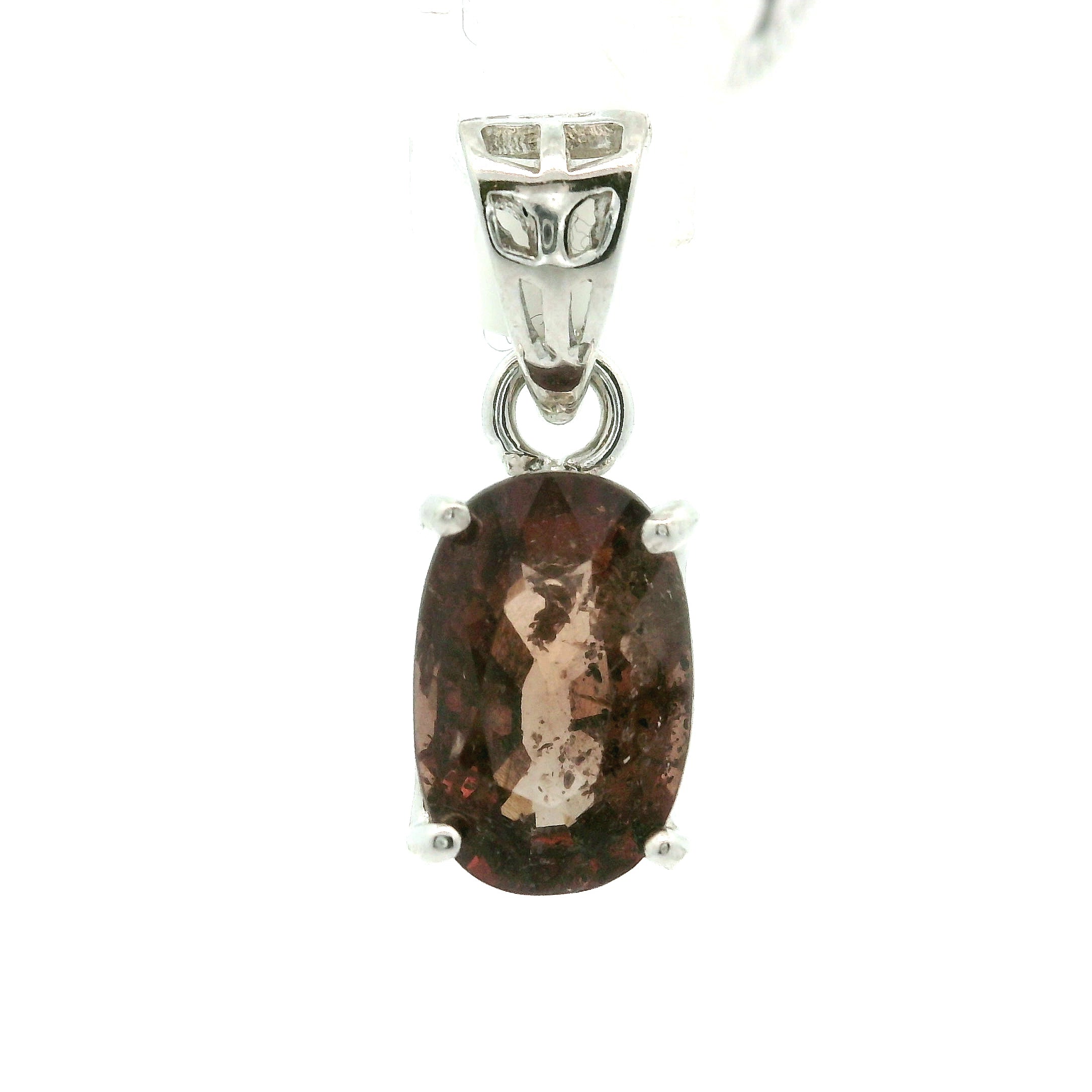 Tanzania Garnet Color Changing Pendant .925 Silver for Health and Strength