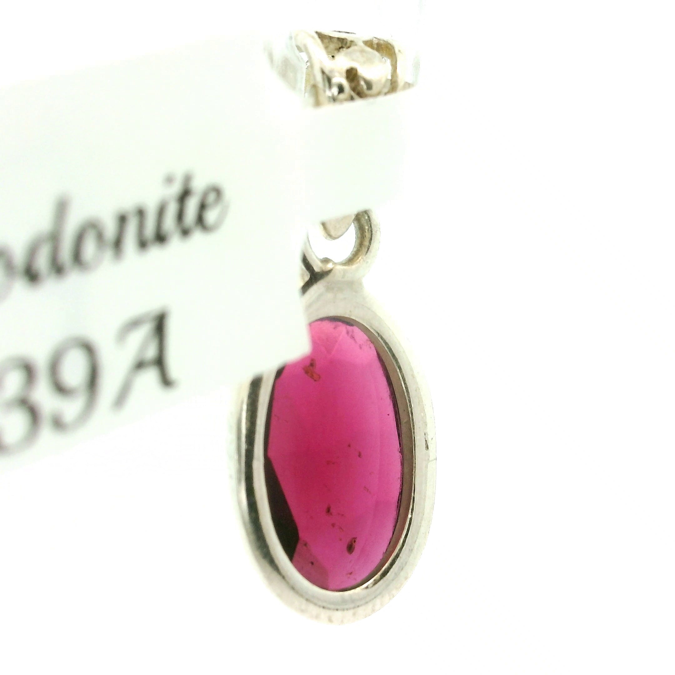 Rhodolite Garnet Pendants .925 Silver for Health, Grounding and Strength