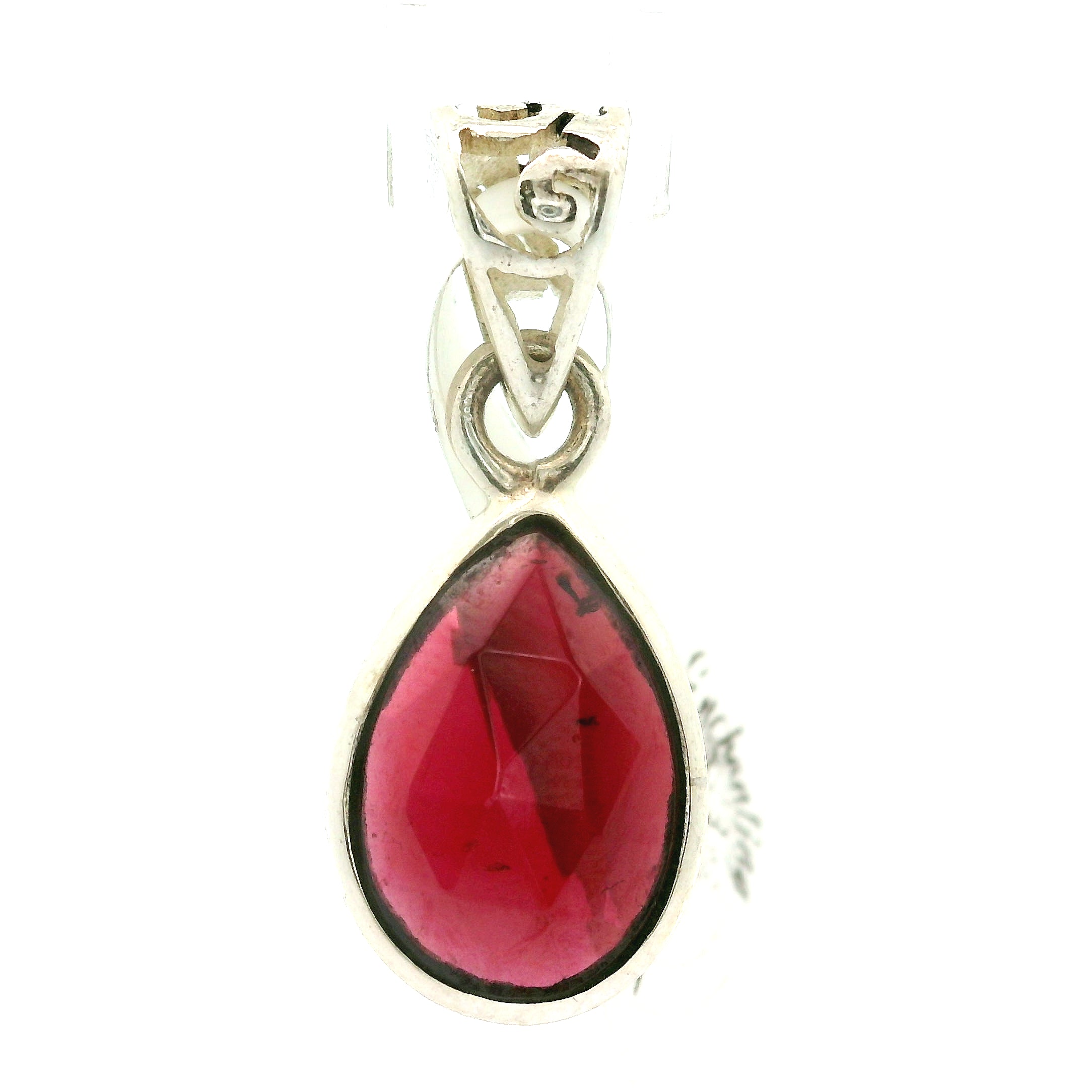 Rhodolite Garnet Pendants .925 Silver for Health, Grounding and Strength