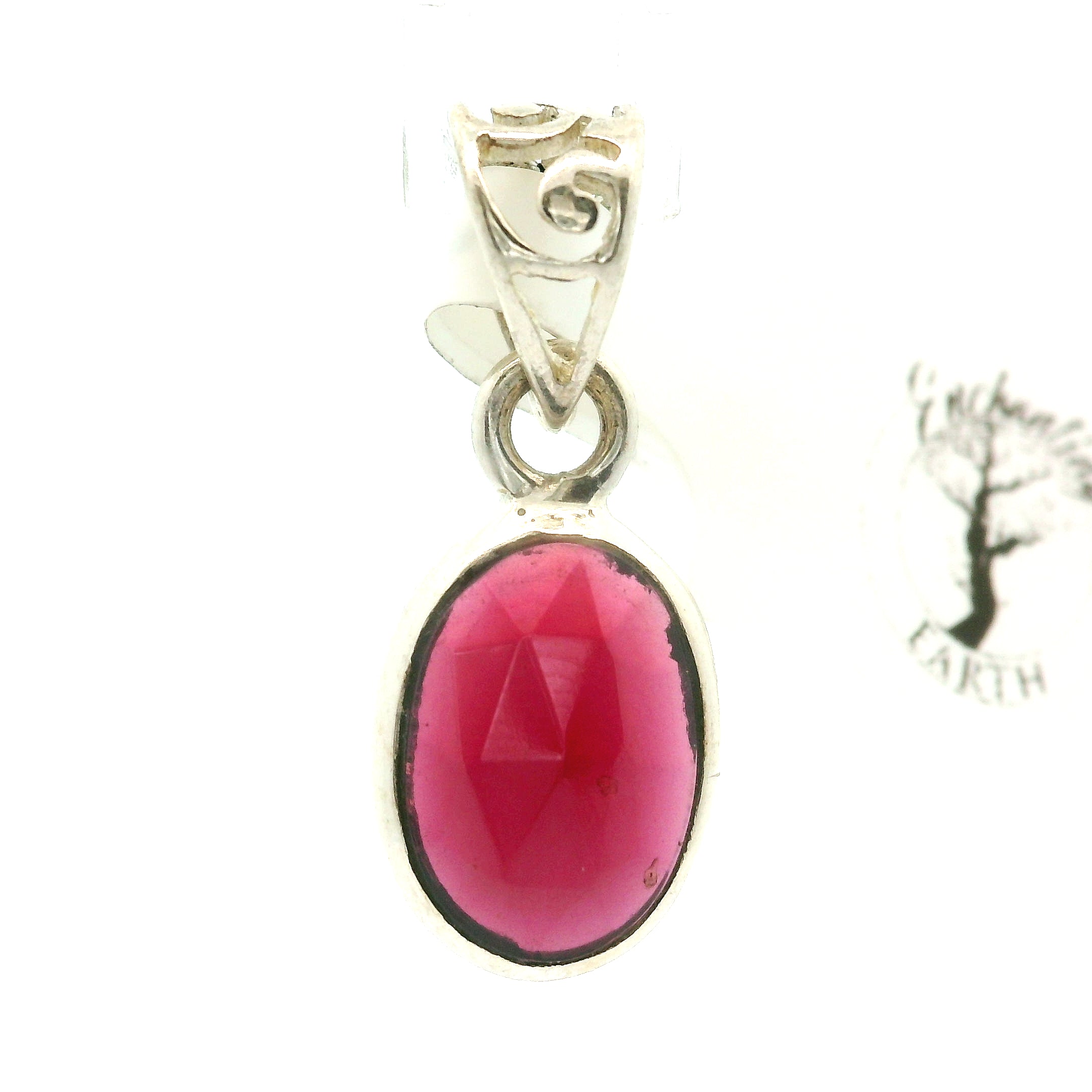 Rhodolite Garnet Pendants .925 Silver for Health, Grounding and Strength