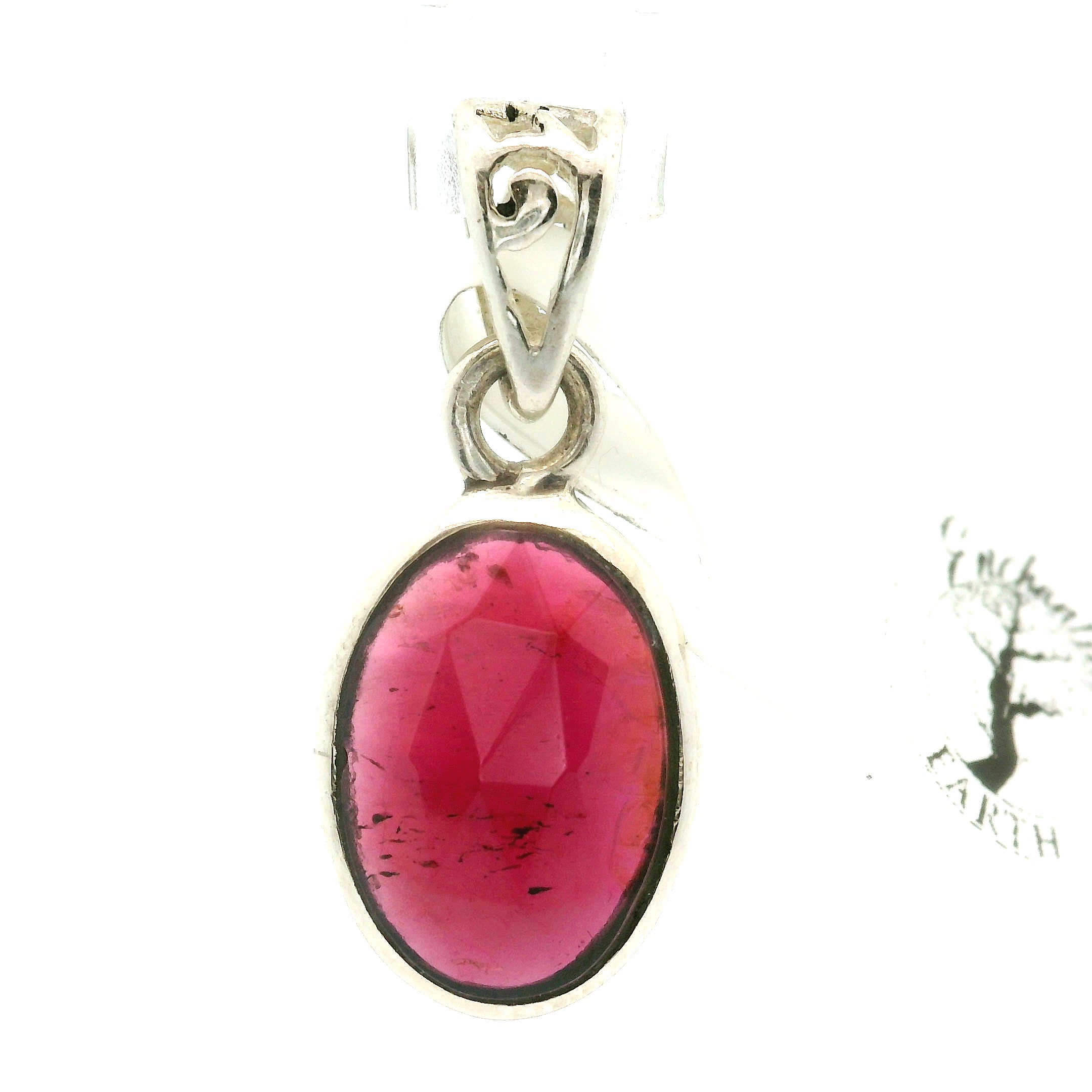 Rhodolite Garnet Pendants .925 Silver for Health, Grounding and Strength