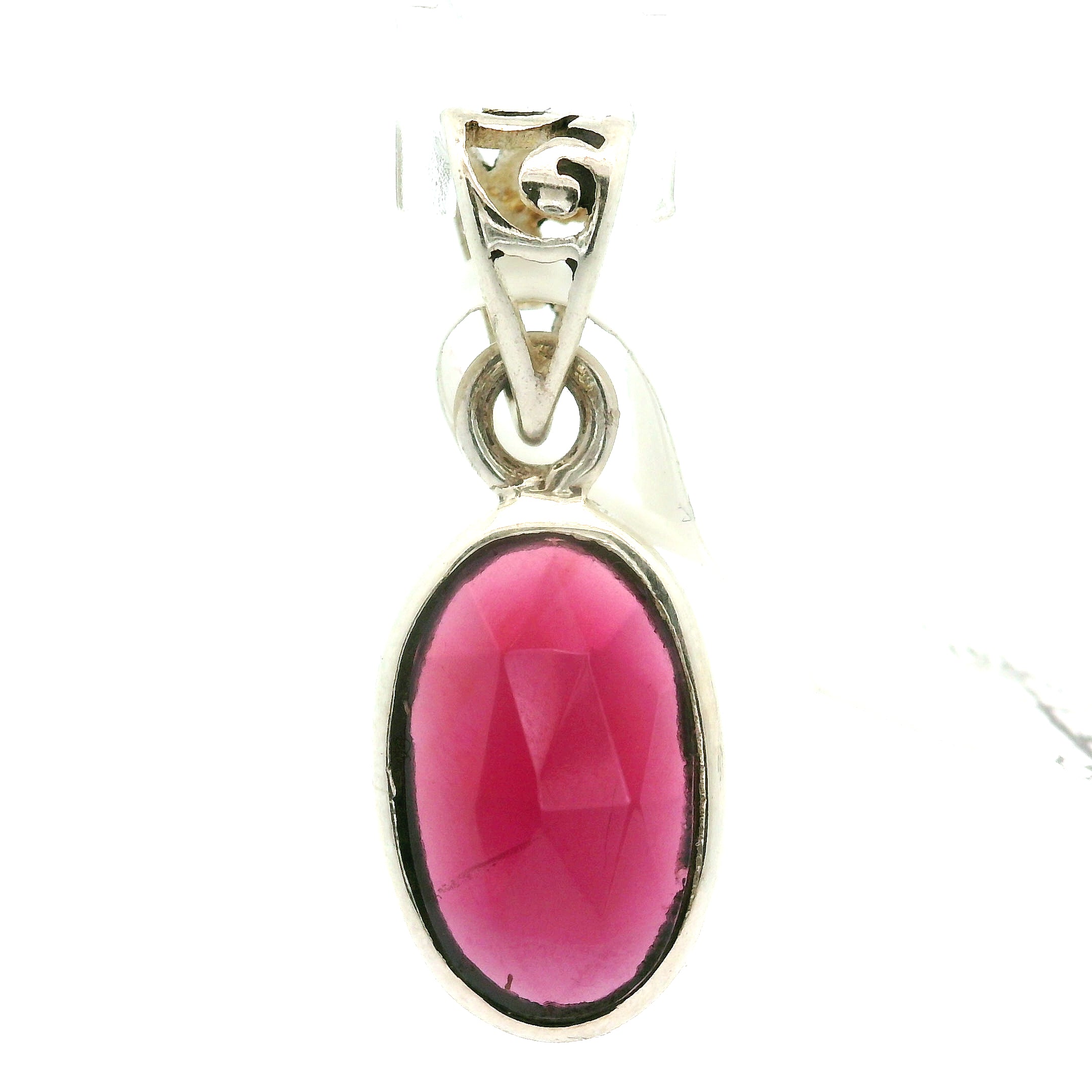 Rhodolite Garnet Pendants .925 Silver for Health, Grounding and Strength