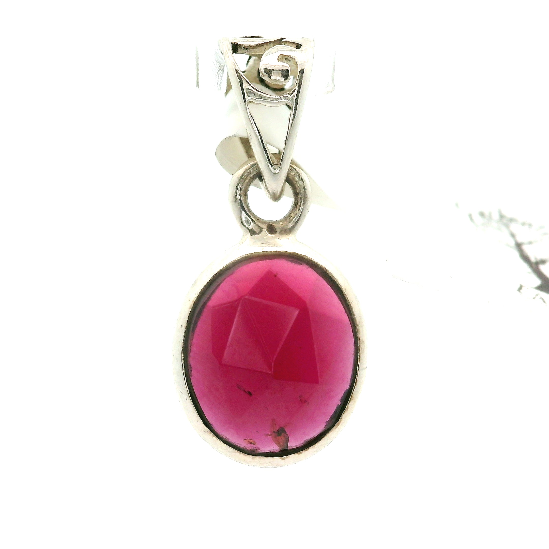 Rhodolite Garnet Pendants .925 Silver for Health, Grounding and Strength