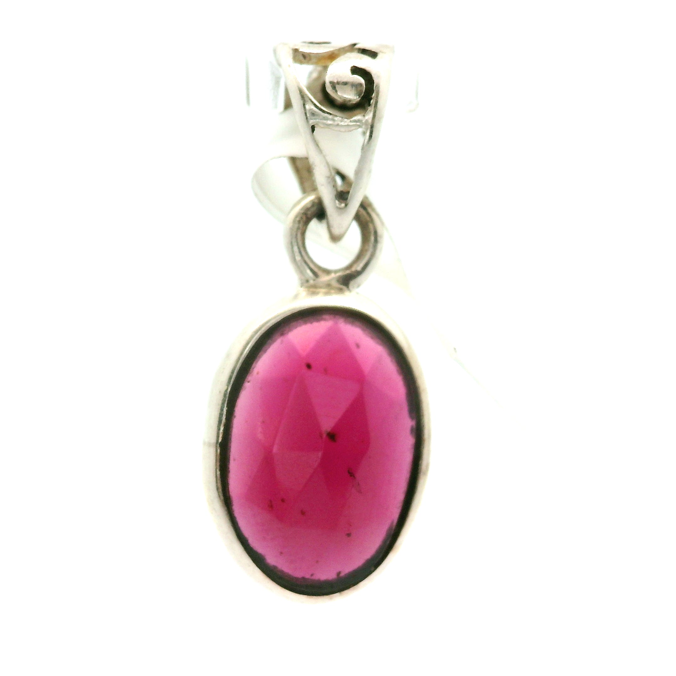 Rhodolite Garnet Pendants .925 Silver for Health, Grounding and Strength