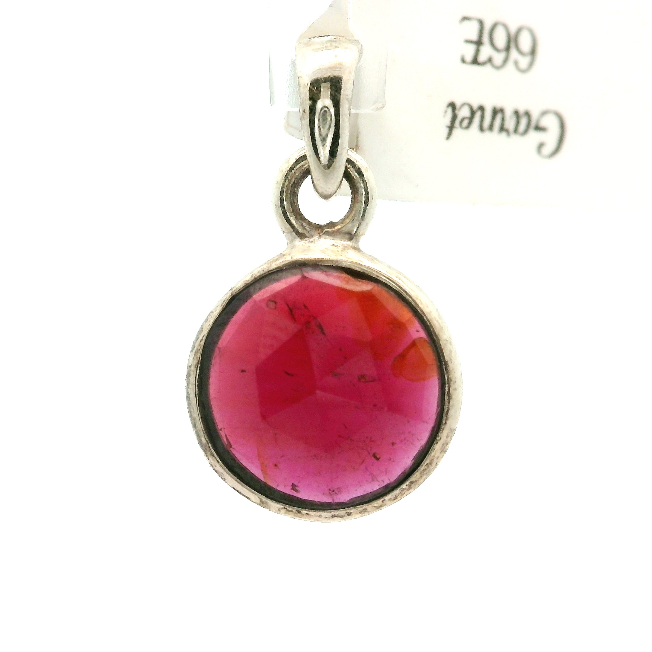 Rhodolite Garnet Pendants .925 Silver for Health, Grounding and Strength