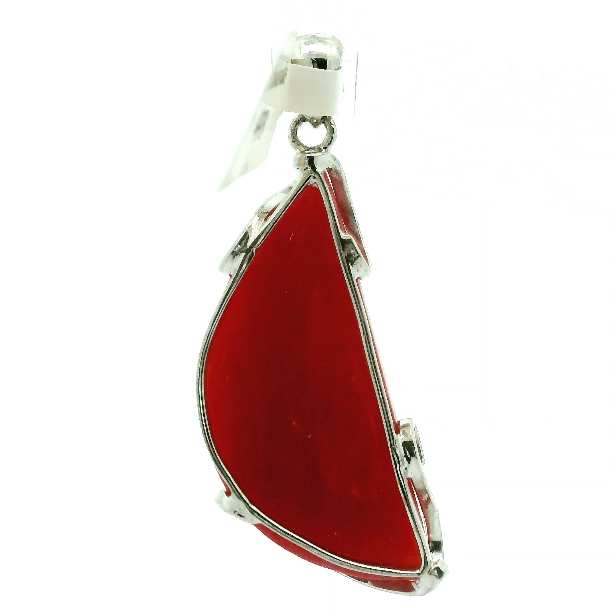 Gel Rhodonite Pendant .925 Silver for Heart Healing and Opening your Heart to Love