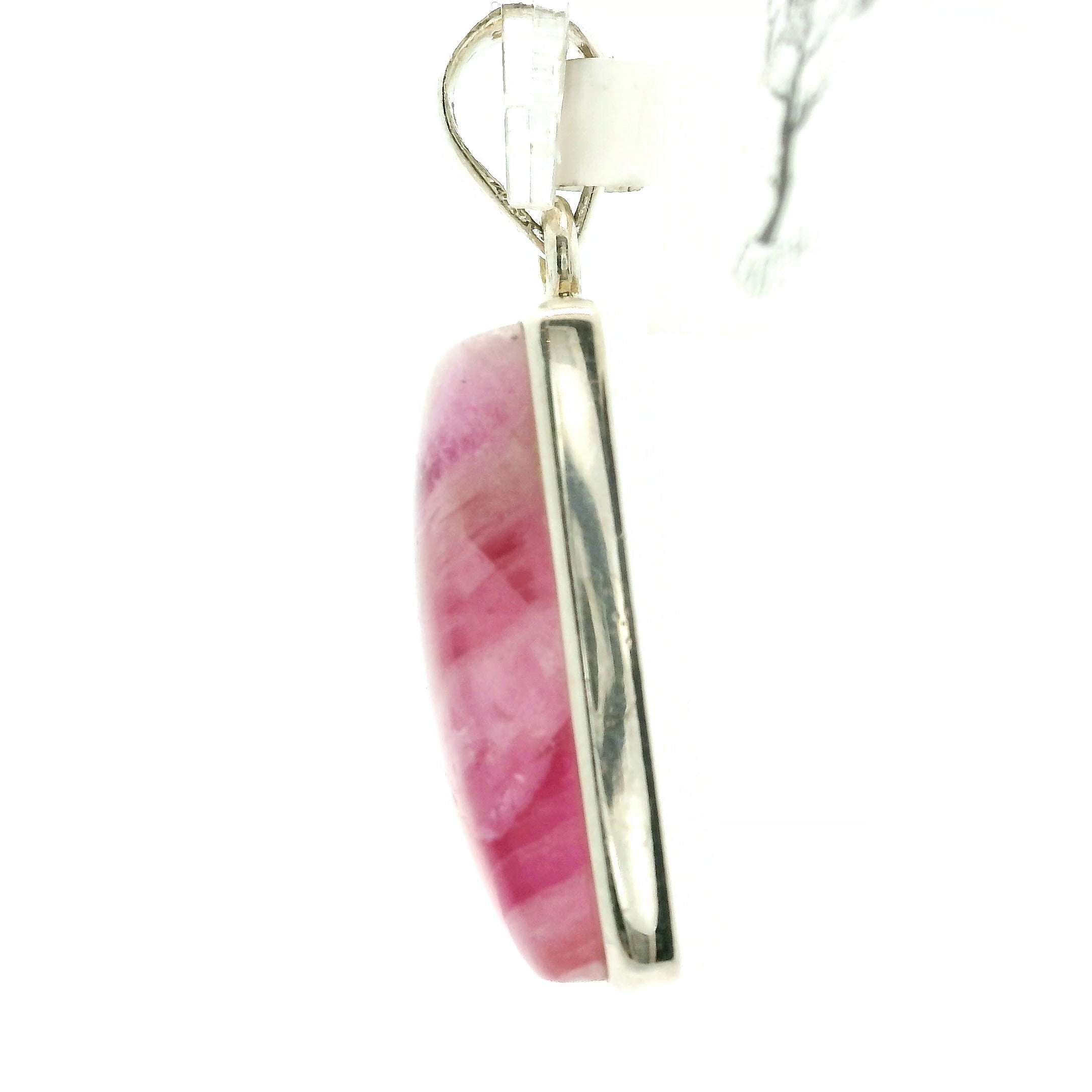 Cobalto Calcite Pendant .925 Silver for Compassion, Emotional Healing, Harmony and Forgiveness