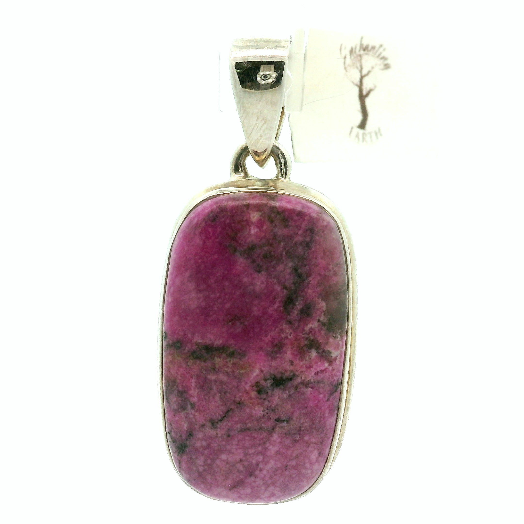 Cobalto Calcite Pendant .925 Silver for Compassion, Emotional Healing, Harmony and Forgiveness