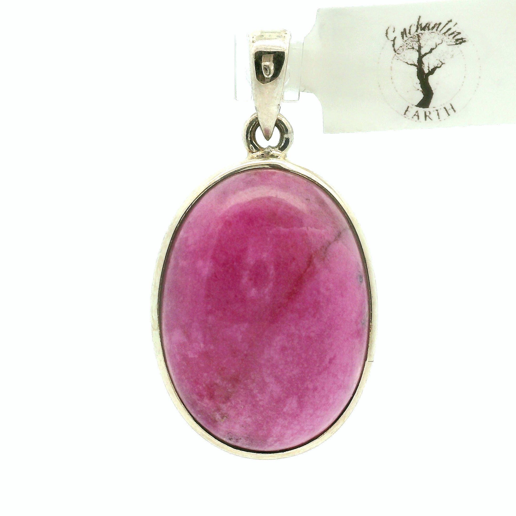 Cobalto Calcite Pendant .925 Silver for Compassion, Emotional Healing, Harmony and Forgiveness