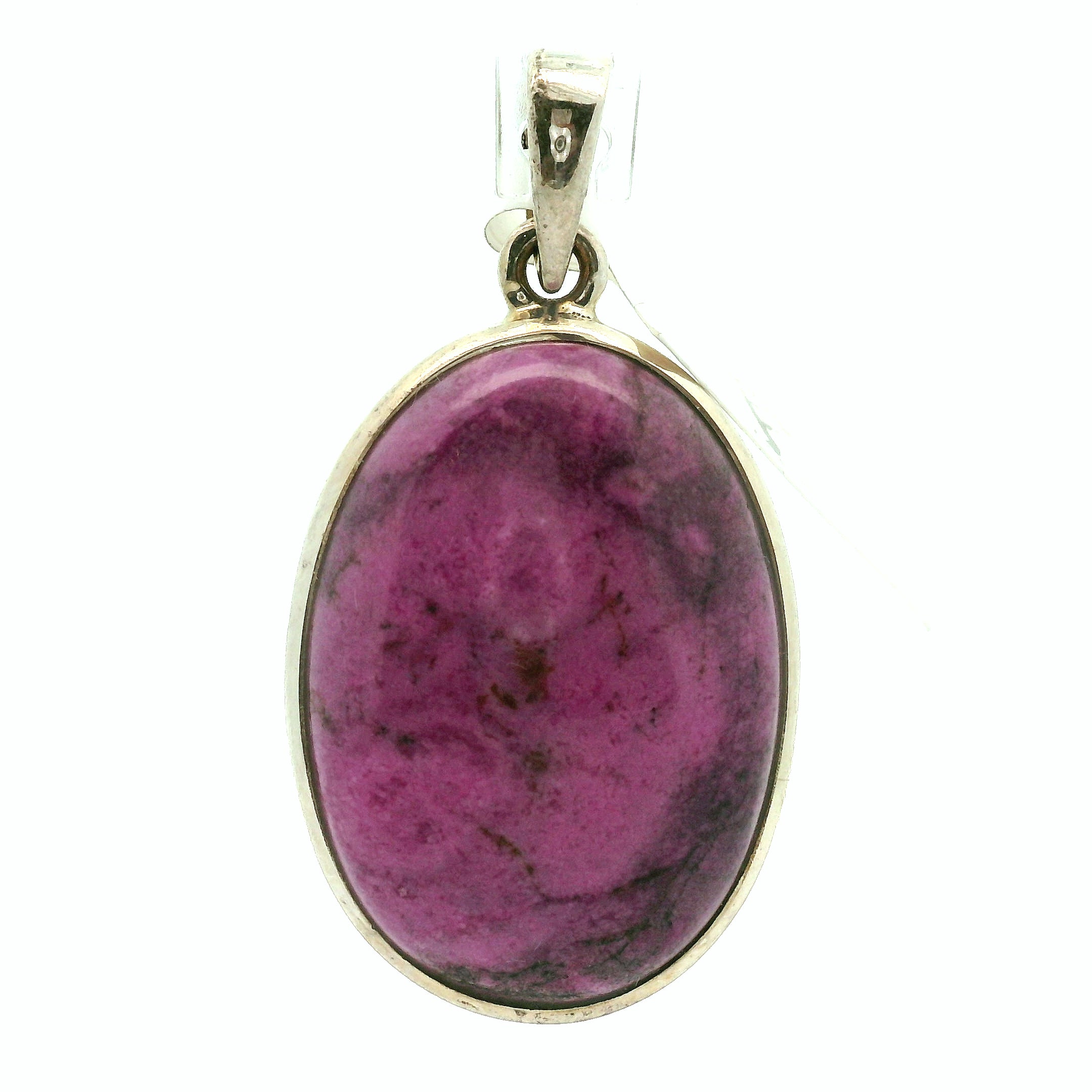 Cobalto Calcite Pendant .925 Silver for Compassion, Emotional Healing, Harmony and Forgiveness