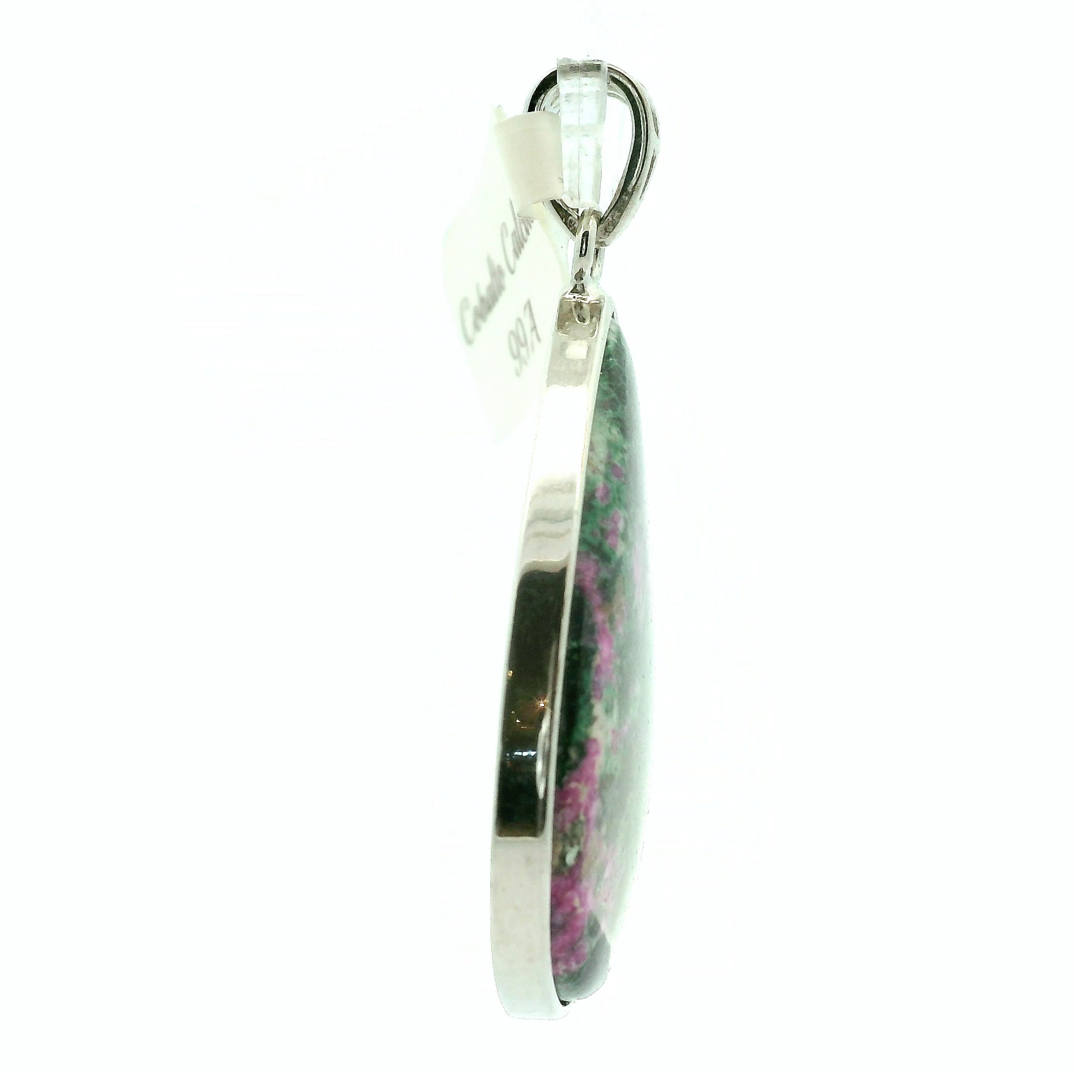Cobalto Calcite Pendant .925 Silver for Compassion, Emotional Healing, Harmony and Forgiveness