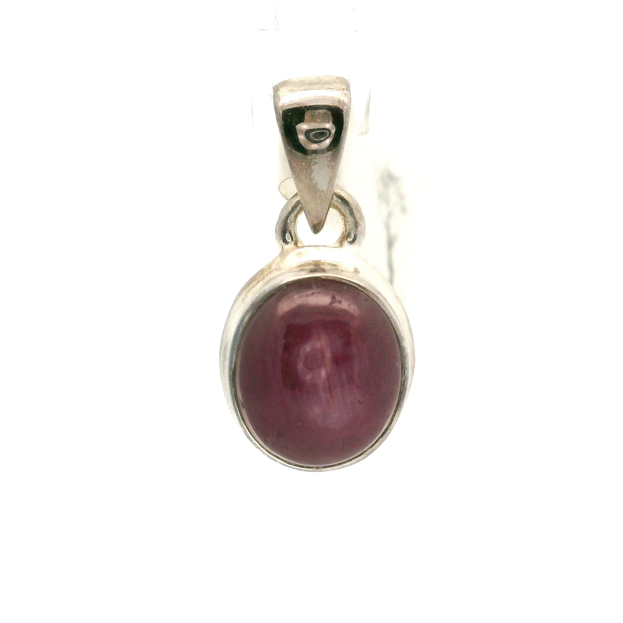 Star Ruby Pendant .925 Silver for Confidence, Empowerment, Passion and Success