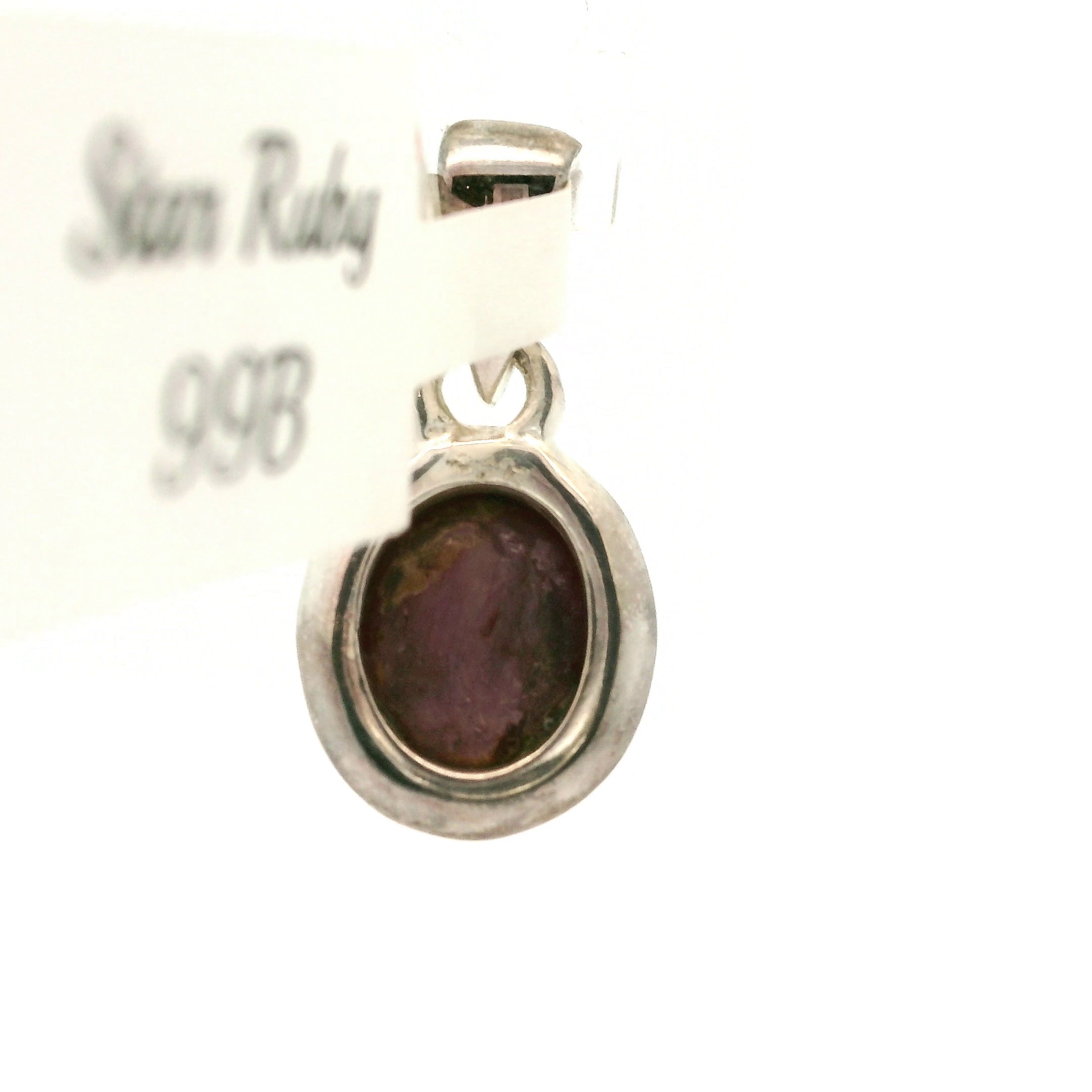 Star Ruby Pendant .925 Silver for Confidence, Empowerment, Passion and Success