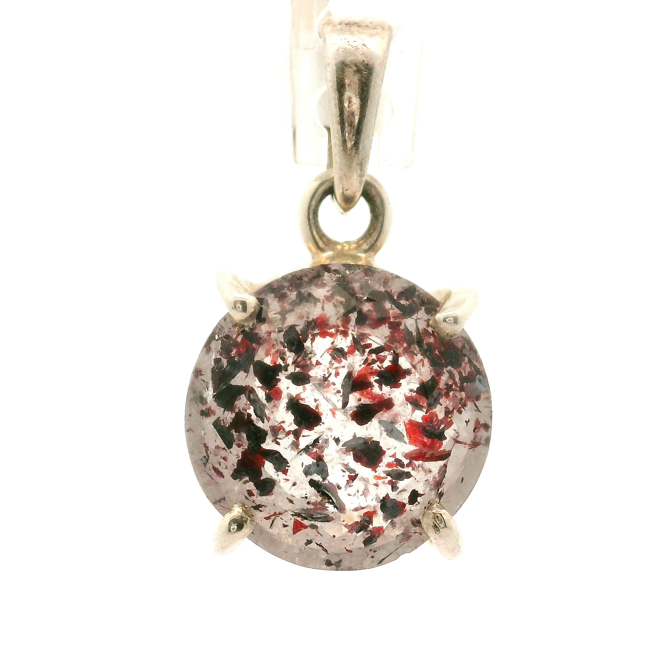 Lepidocrocite Pendant .925 Silver for Healthy Relationships and Opening your Heart to Love